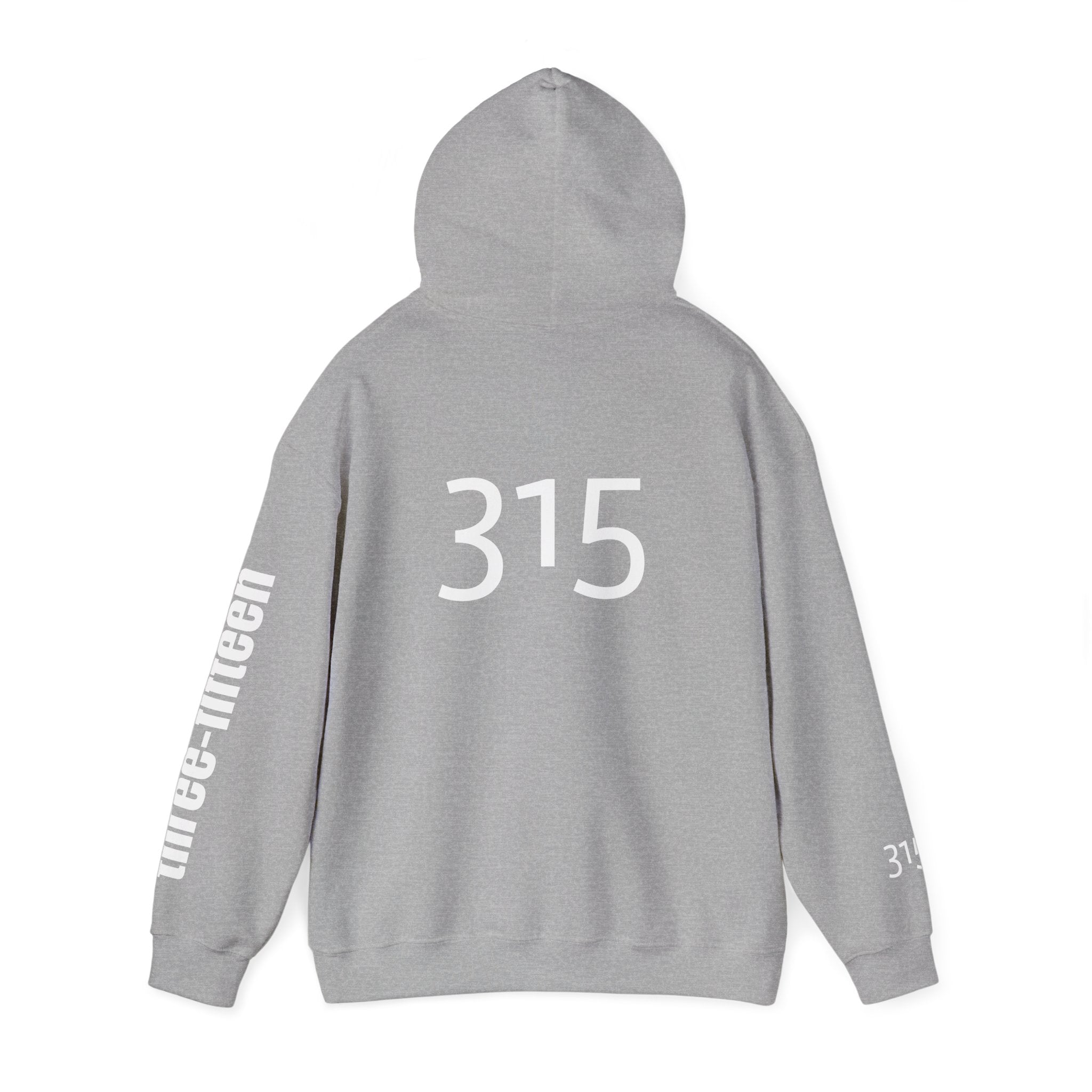 Multi Color Three-Fifteen Inspirational Quote Hoodie - This Isn't The End Of My Story