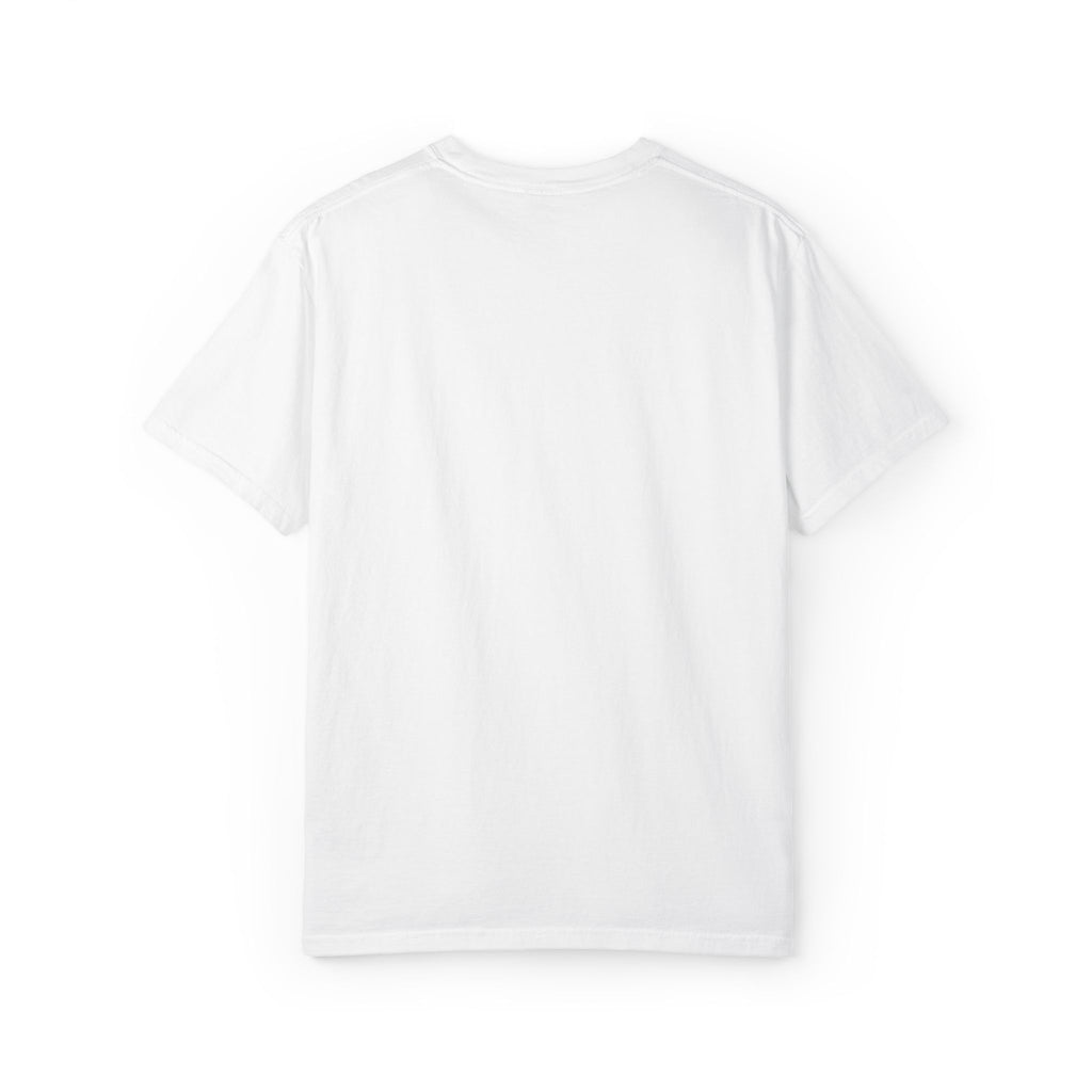 11 - Embroidered Three Fifteen Multi Color Minimalist '75' Chest Logo T-Shirt – Garment-Dyed White Casual Tee