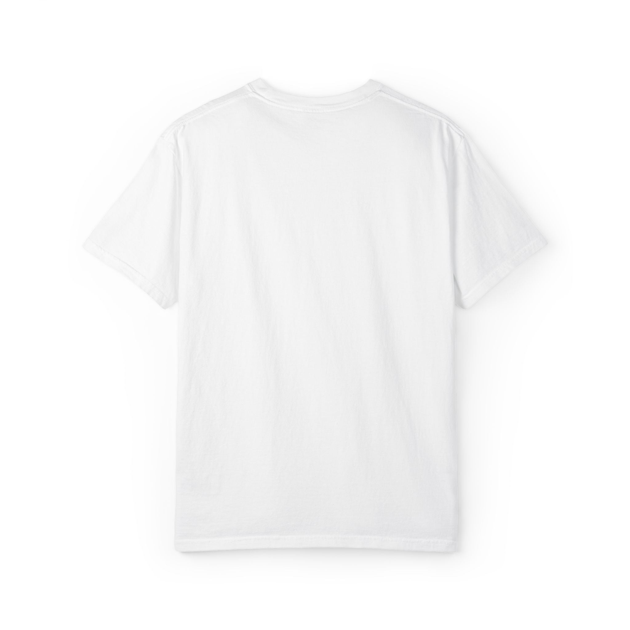 11 - Embroidered Three Fifteen Multi Color Minimalist '75' Chest Logo T-Shirt – Garment-Dyed White Casual Tee