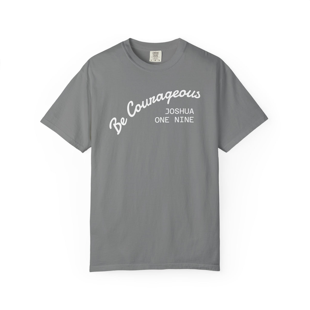 01 - Courageous Joshua One Nine Multi Colors Graphic T-Shirt