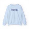 15 - Three Fifteen Embroidered Multi Colors Crewneck Sweatshirt — Minimal Black Graphic Pullover