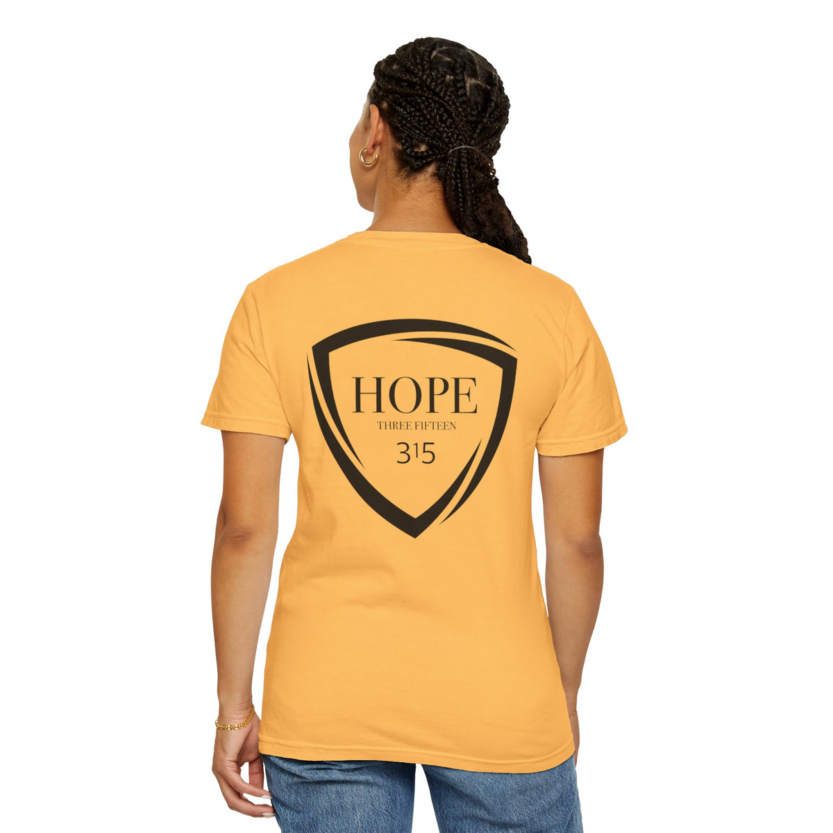 1 - Multi Colors Got Hope? Three Fifteen Shield Store Graphic T-Shirt