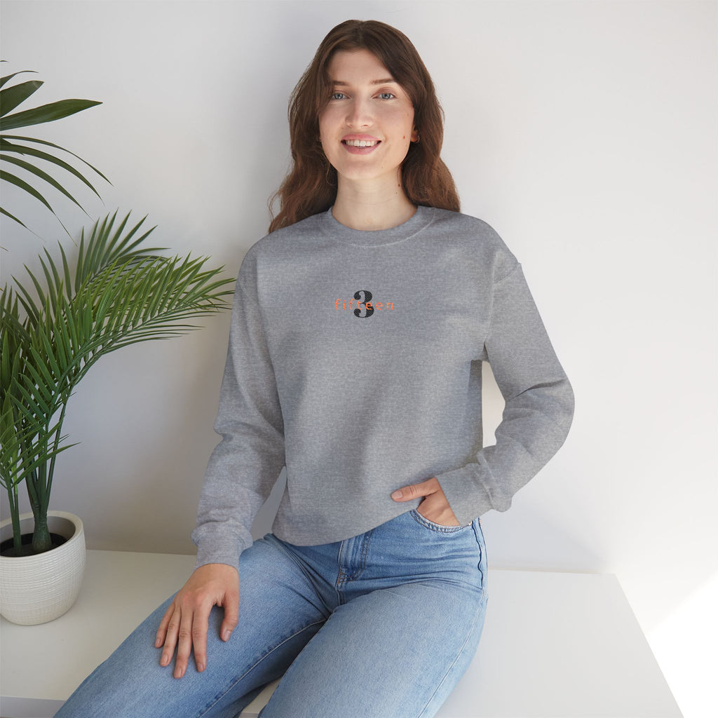 15 - Embroidered 3 Fifteen Crewneck Sweatshirt