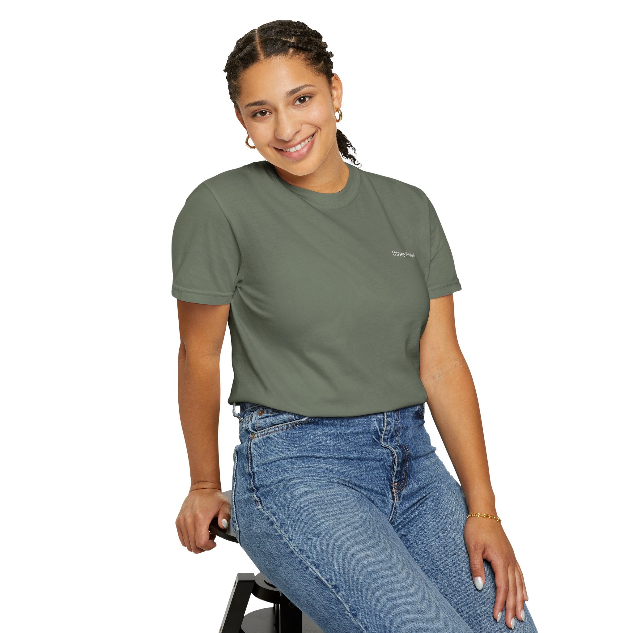 1 - Multi Colors Three Fifteen Basic Graphic T-Shirt