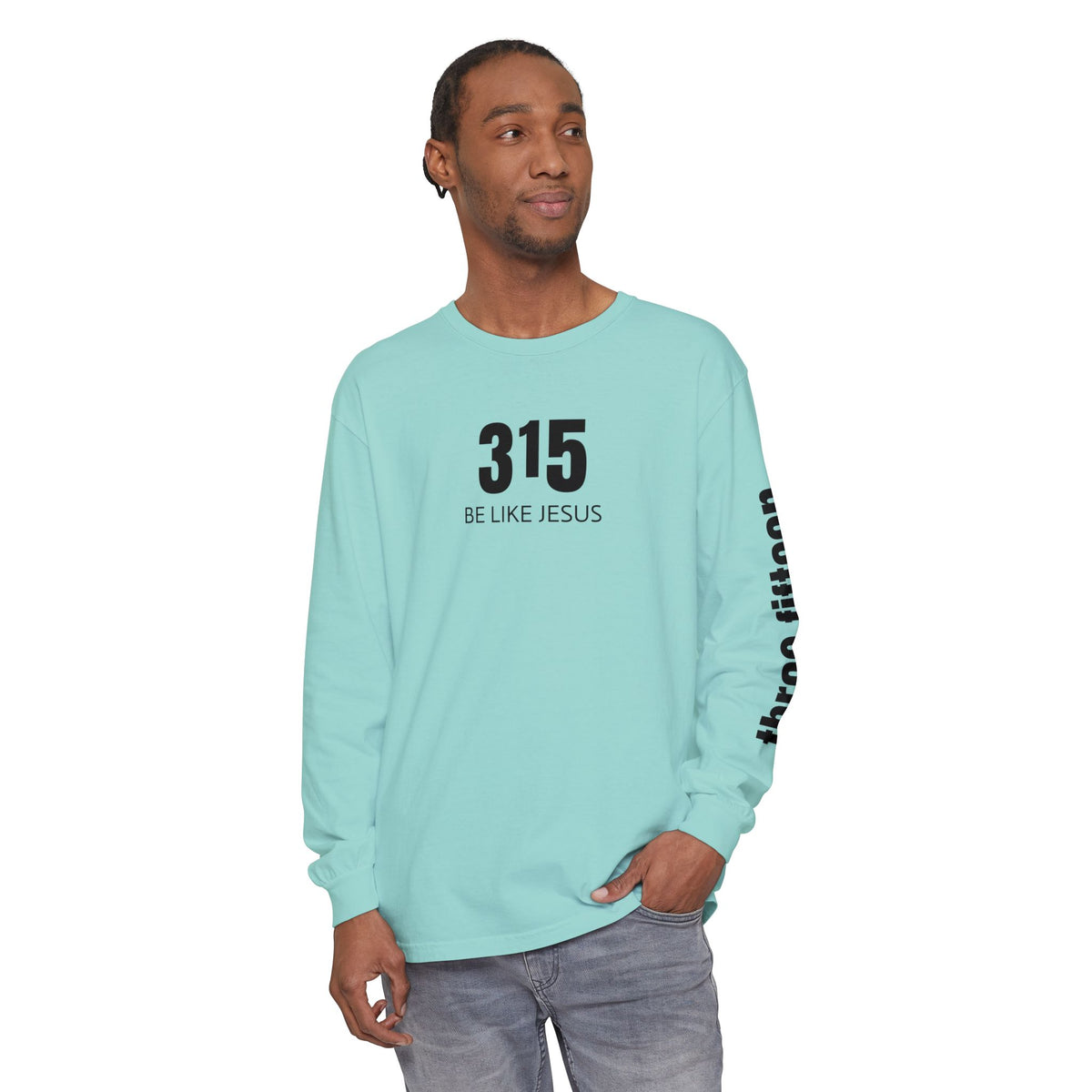 12 - Unisex Long Sleeve T-Shirt - Be Like Jesus Inspirational Casual Wear