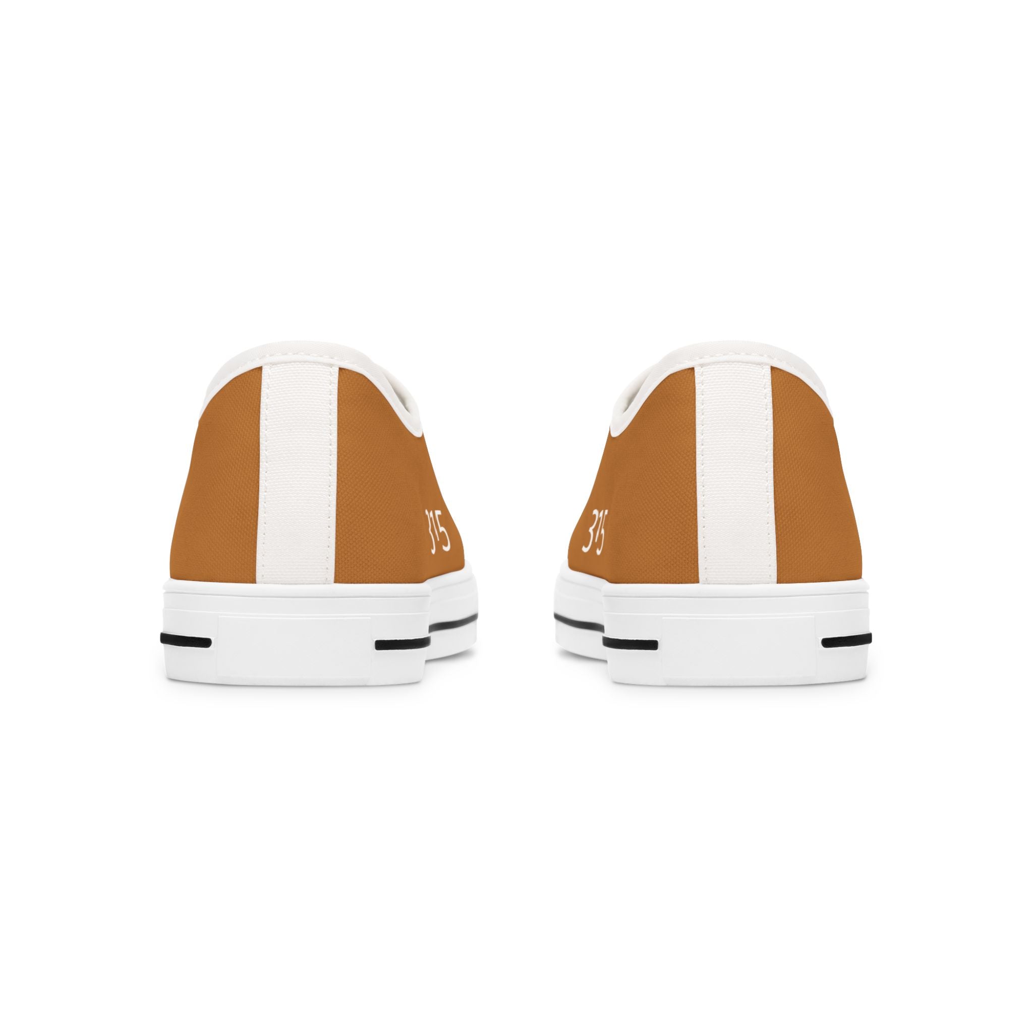 31 - Women's Low Top Sneakers TF — Minimal Grey Canvas Shoes with '315' Side Print