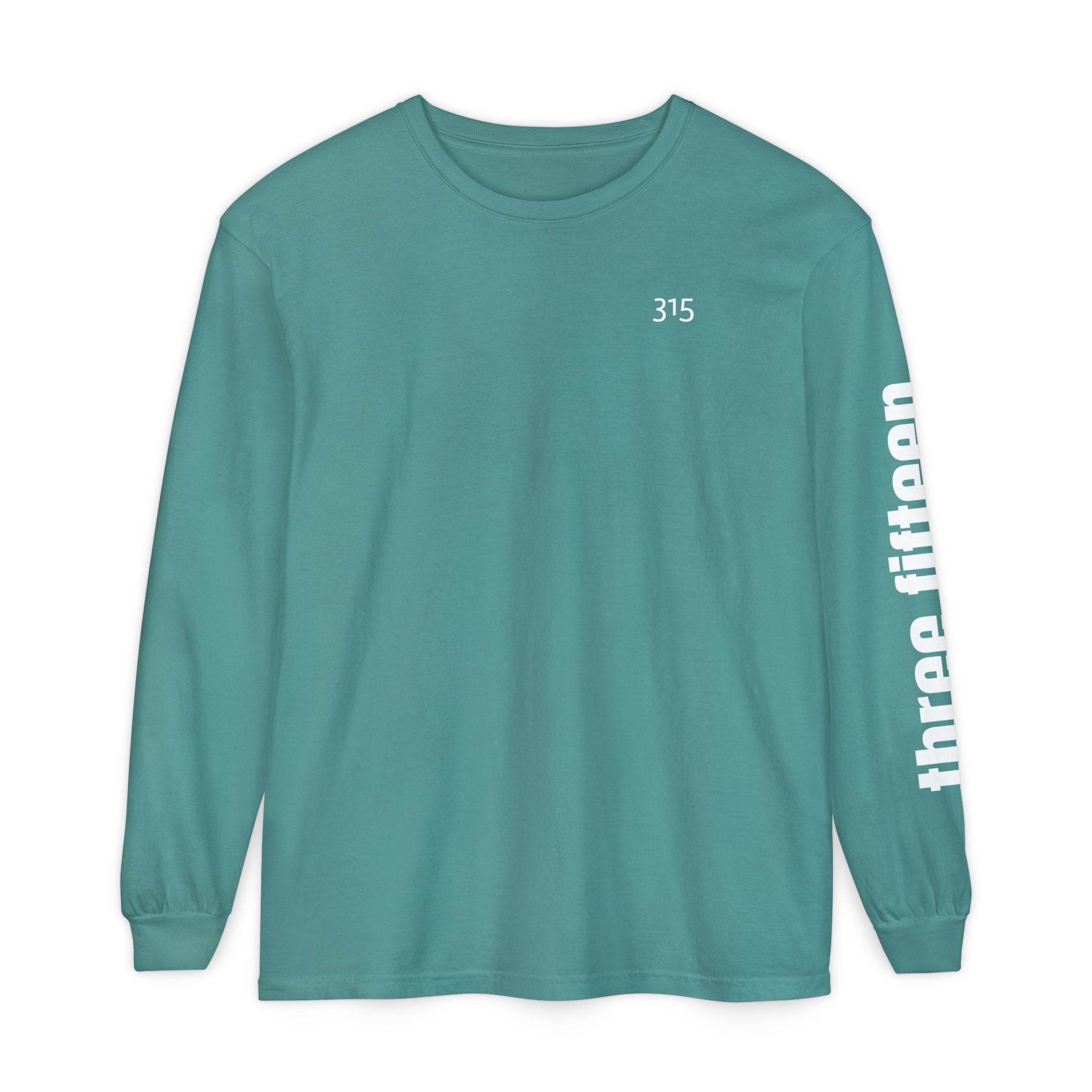 12 - 315 Three Fifteen Multi Color Unisex Long Sleeve T-Shirt - Inspirational Casual Wear