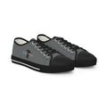 31 - Men's Low Top Sneakers TF — Minimal Grey Canvas Shoes with '315' Side Graphic