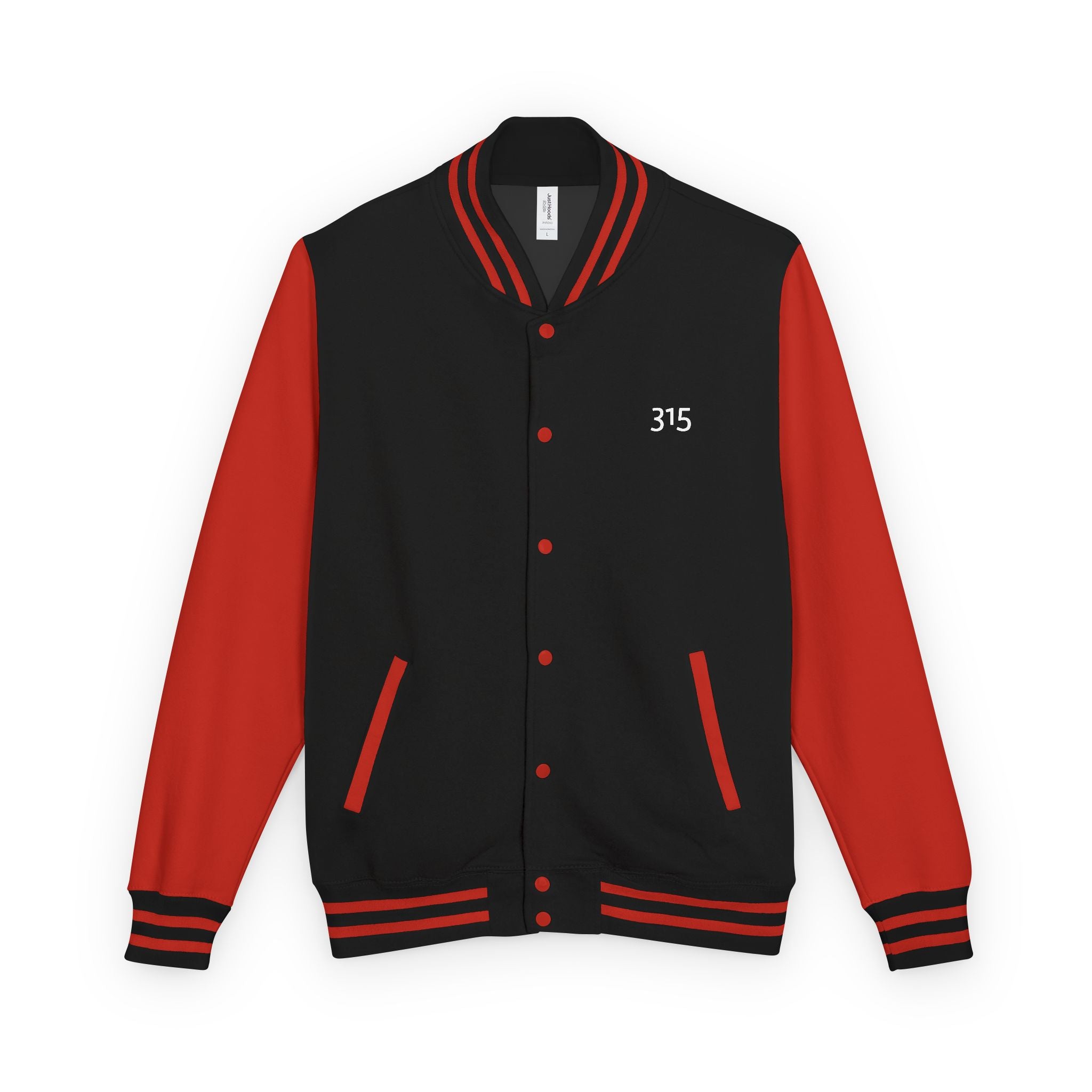 Multi Color Unisex Heavyweight Letterman Jacket - Classic Athletic Style with 315 Detail