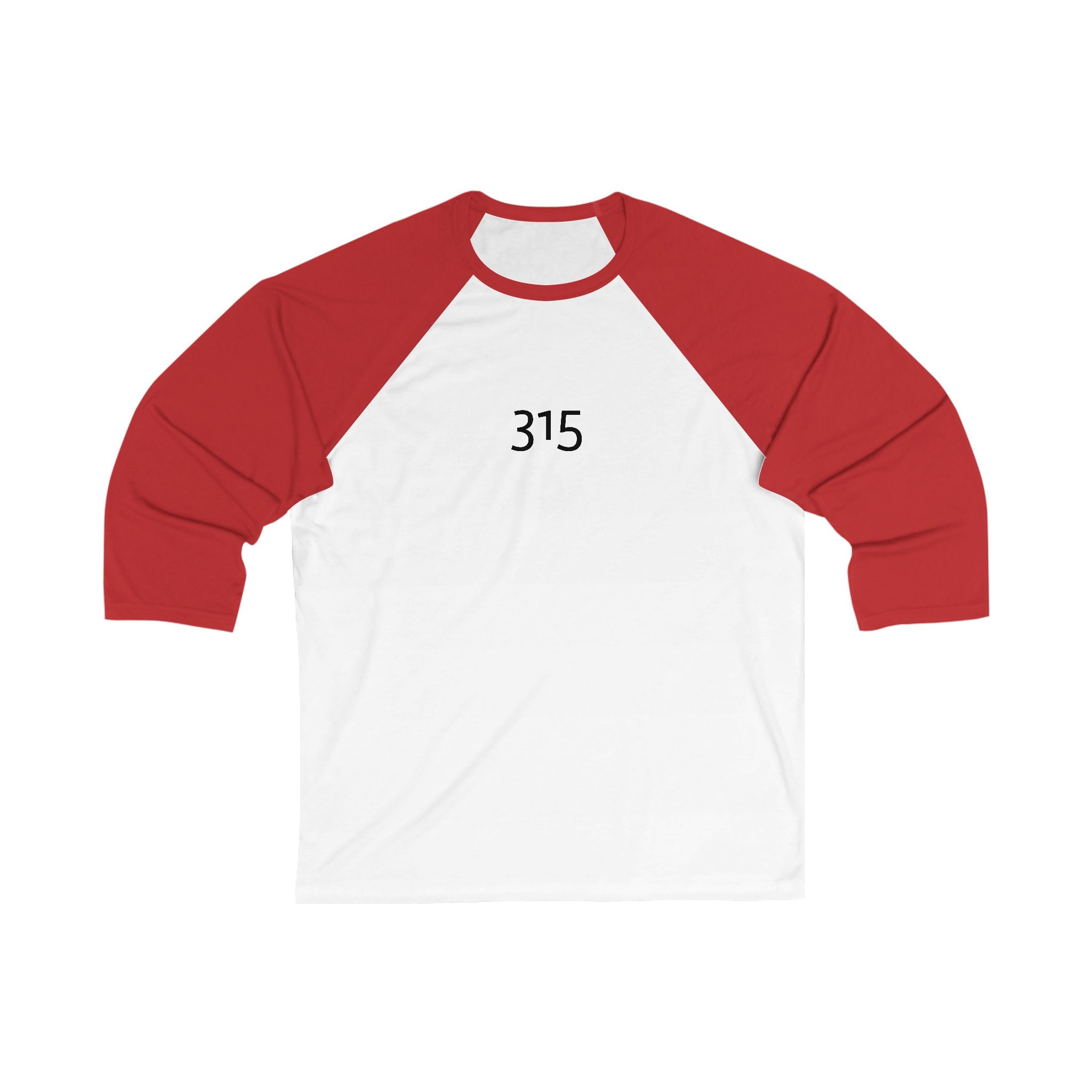 Unisex Baseball Tee with 315 Design - Stylish Athletic Wear for All Occasions