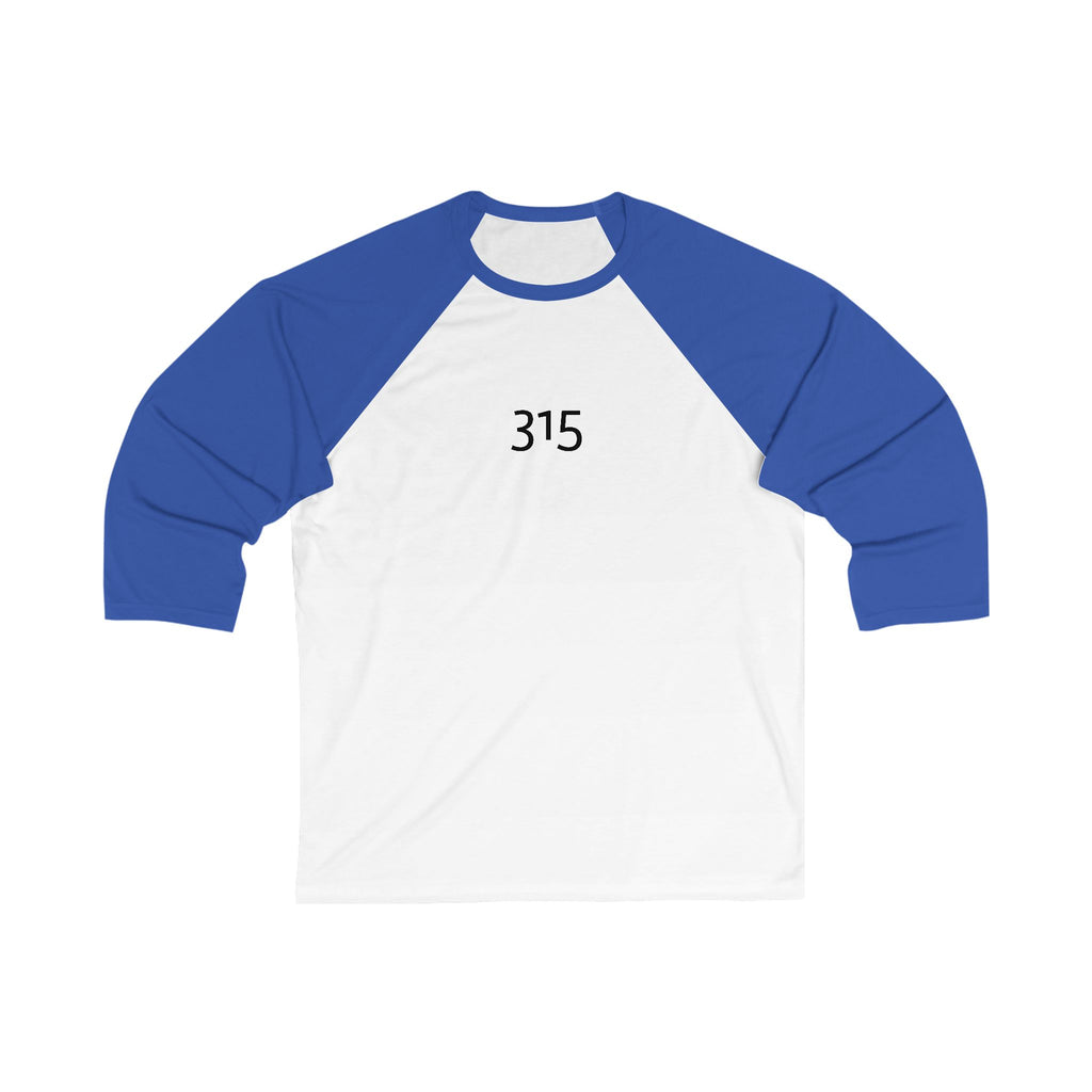 Unisex Baseball Tee with 315 Design - Stylish Athletic Wear for All Occasions