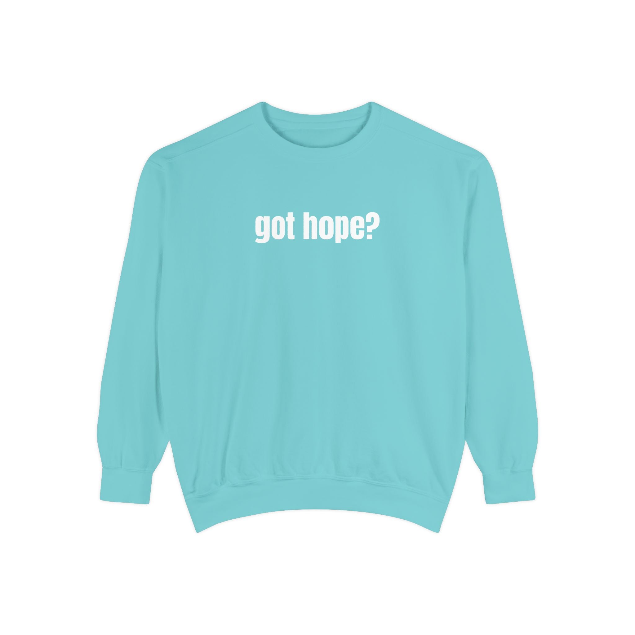 15 - Got Hope - Multi Color Cozy “A Helping Hand” Unisex Garment-Dyed Sweatshirt for Everyday Comfort