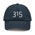 3 - Hat Distressed Embroidered TF Three Fifteen Dad Hat - Casual Chic Accessory