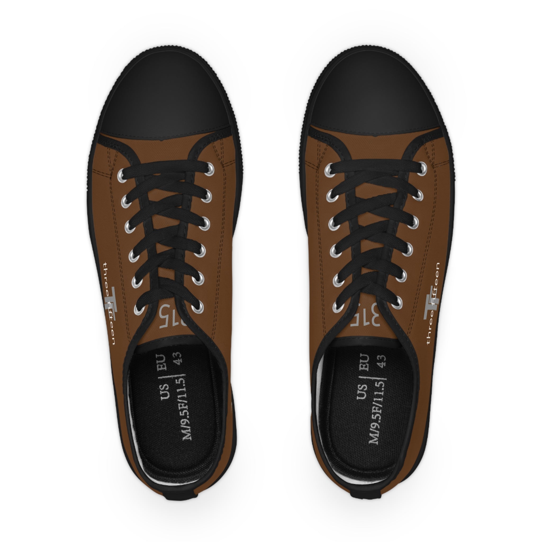 31 - Men's Low Top Sneakers TF — Minimal Grey Canvas Shoes with '315' Side Graphic