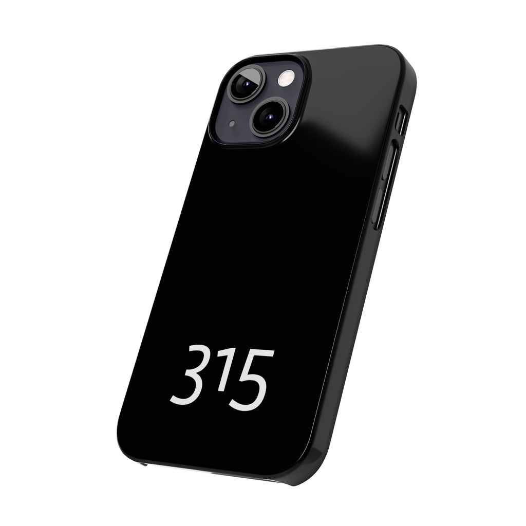 36 - Phone case 315 Slim Phone Case — Motivational Black Protective Cover