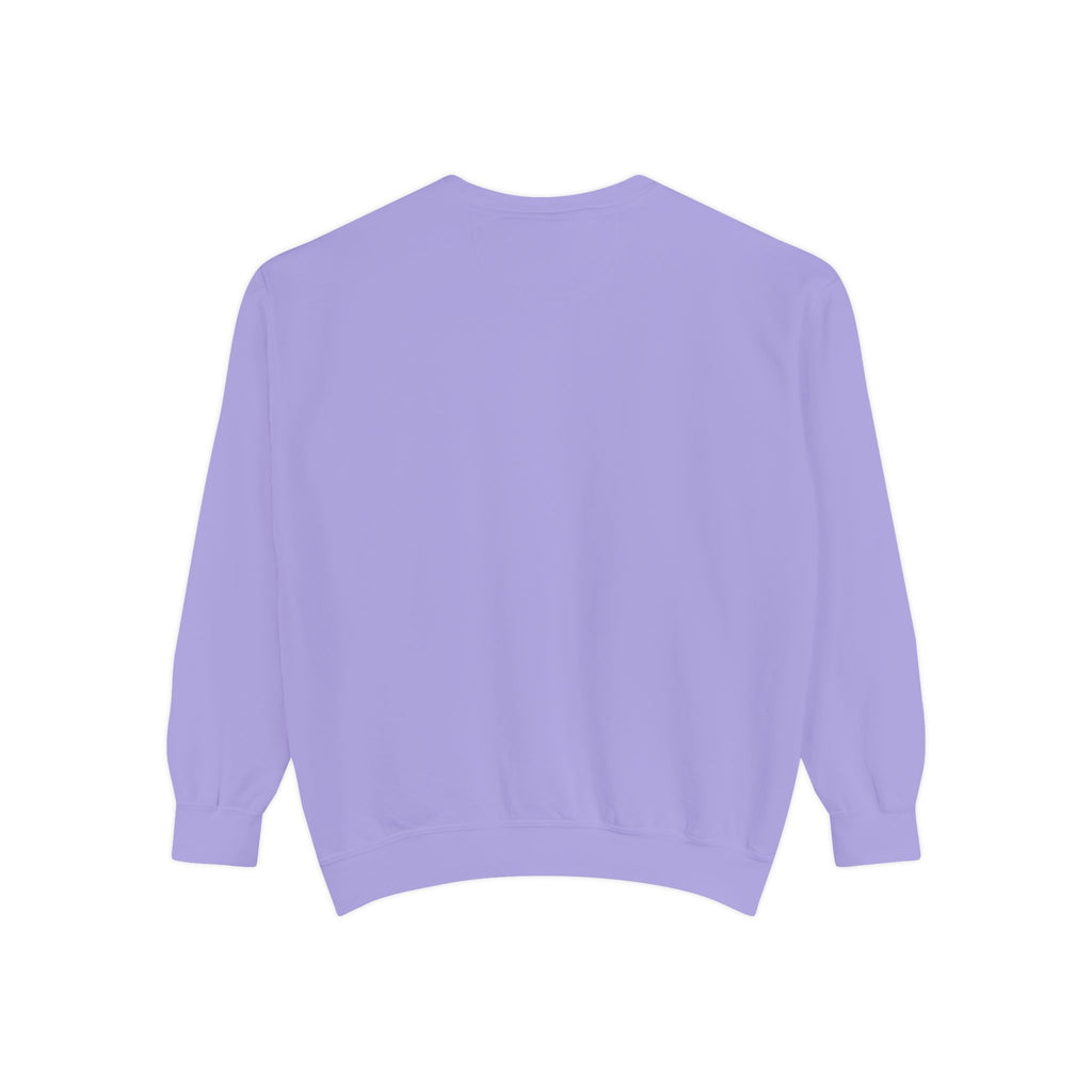 15 - Multi Color Hope Matters Embroidered Minimalist Logo Sweatshirt — White Crewneck Casual Pullover