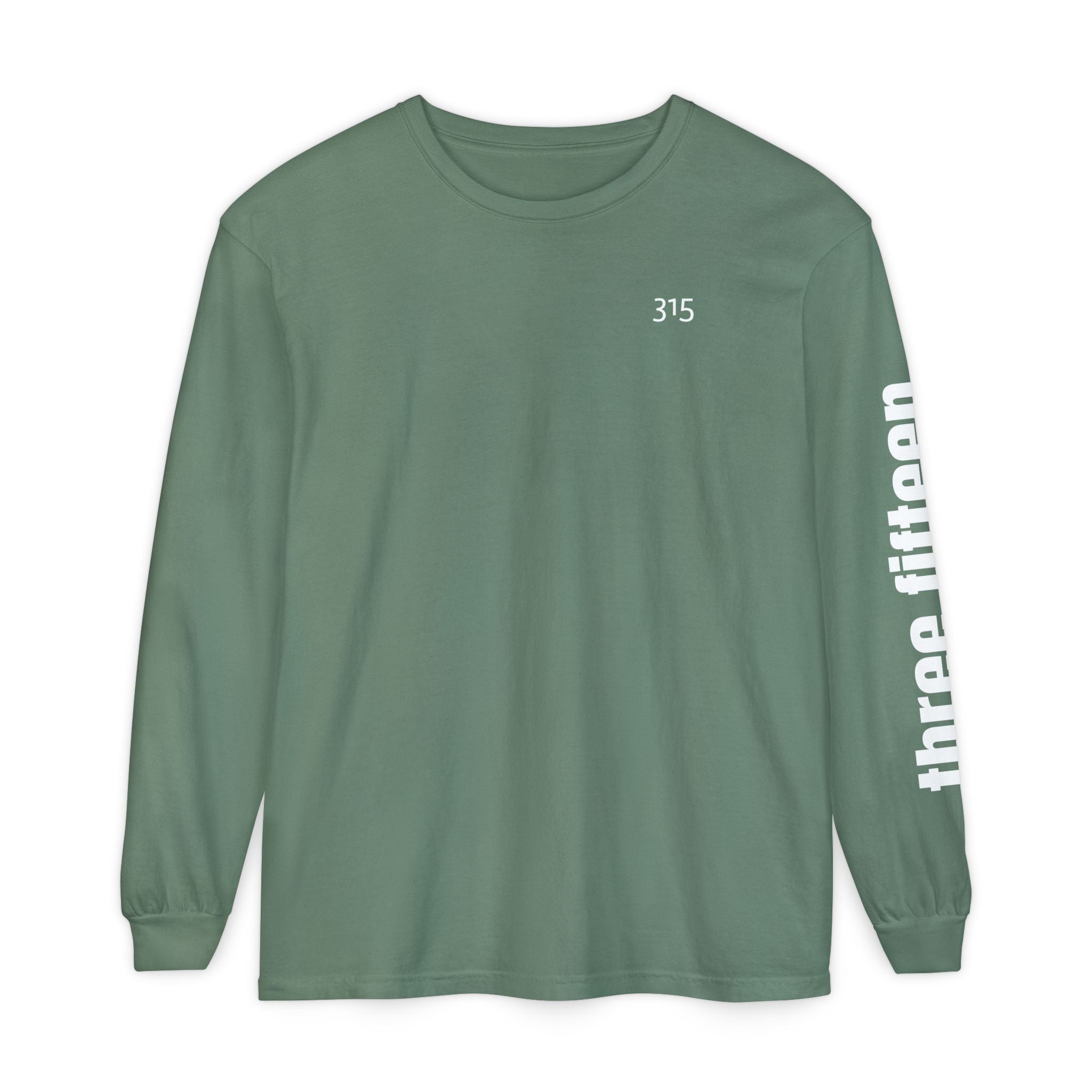 12 - 315 Three Fifteen Multi Color Unisex Long Sleeve T-Shirt - Inspirational Casual Wear