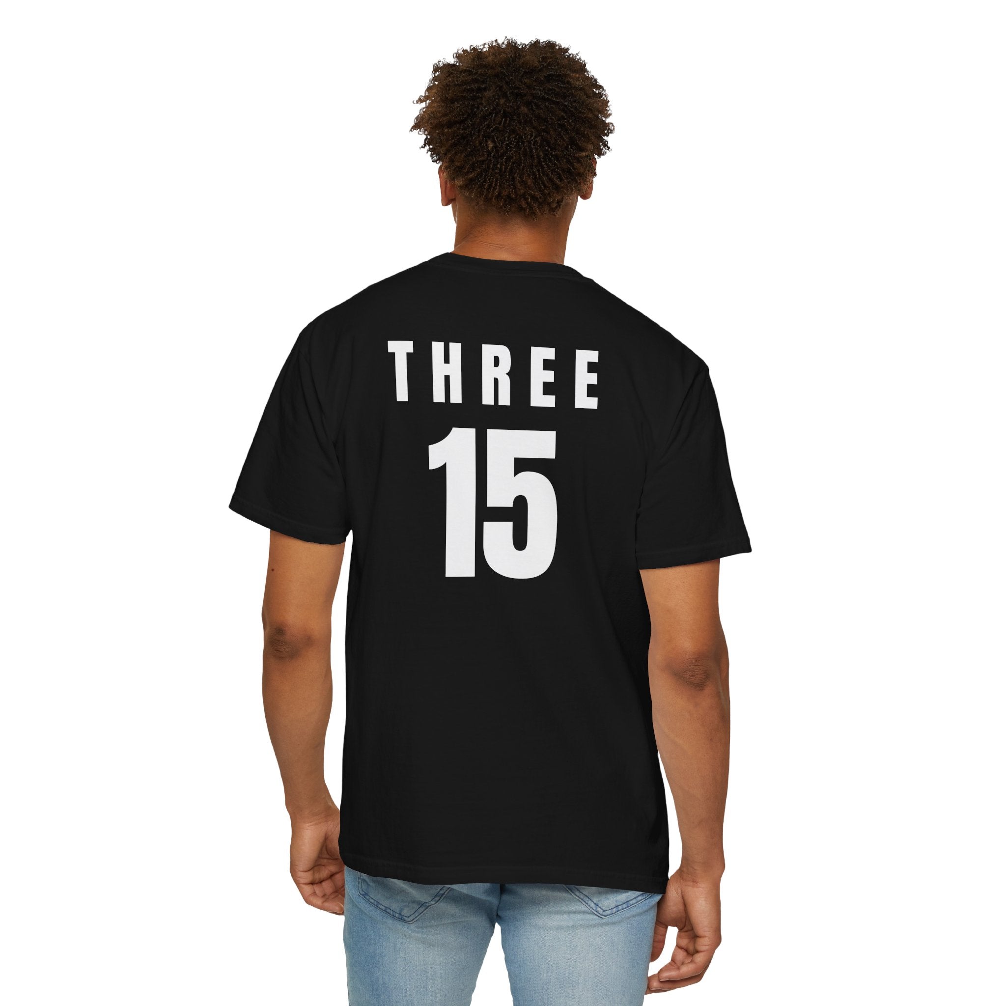 1 - Three 15 Multi Colors Front and Back Graphic T-Shirt