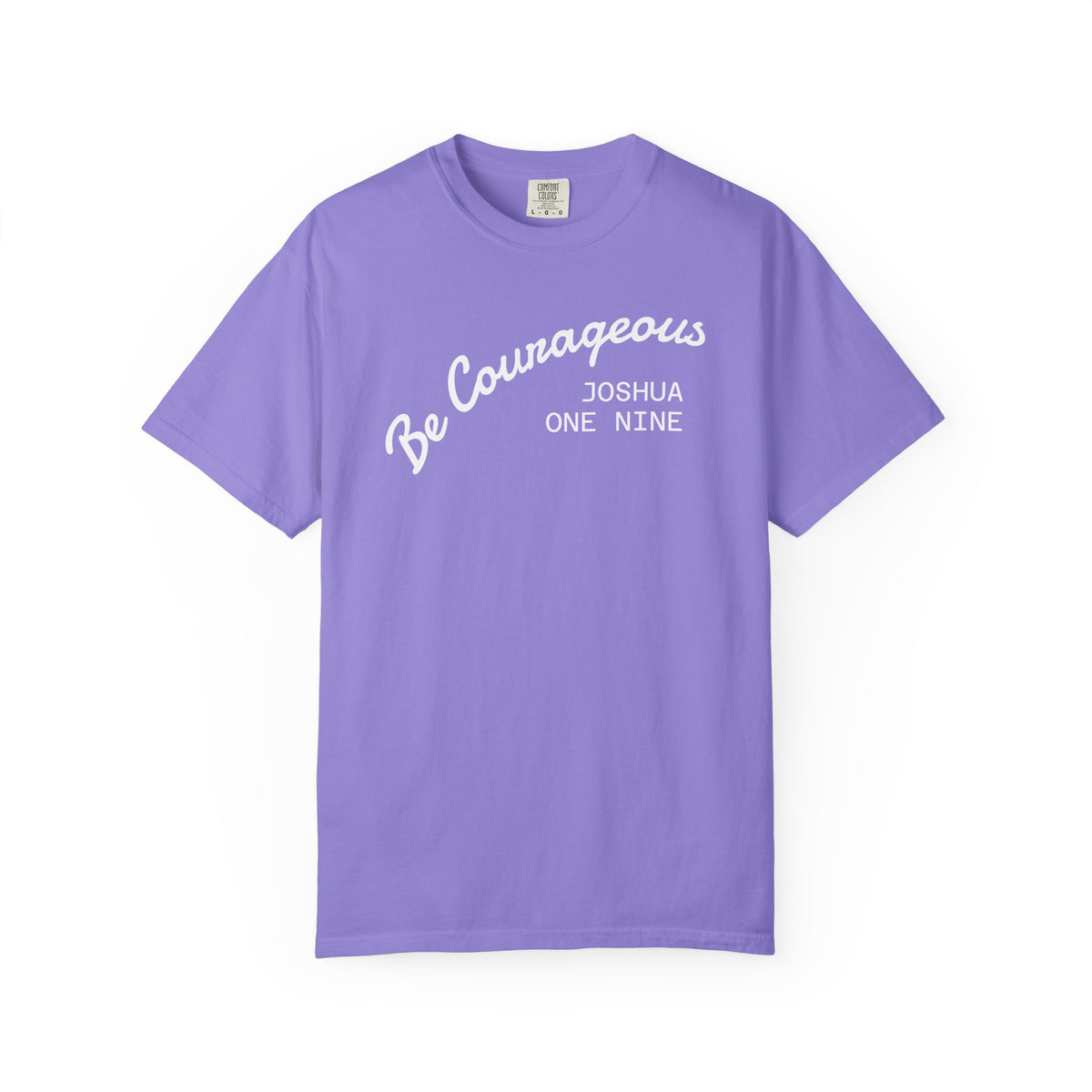 01 - Courageous Joshua One Nine Multi Colors Graphic T-Shirt