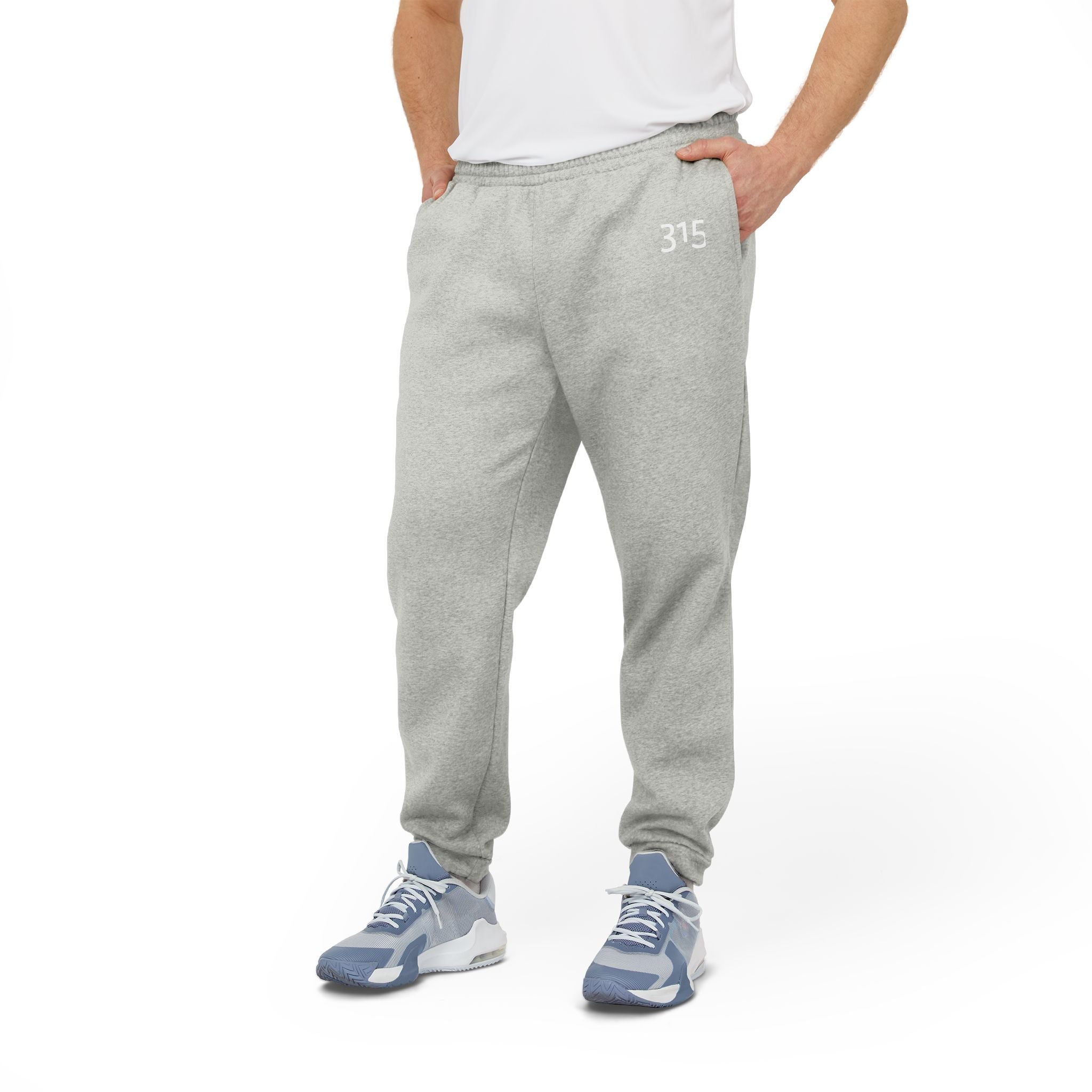 Multi Color Unisex Fleece Joggers - Cozy Comfort with 315 Design