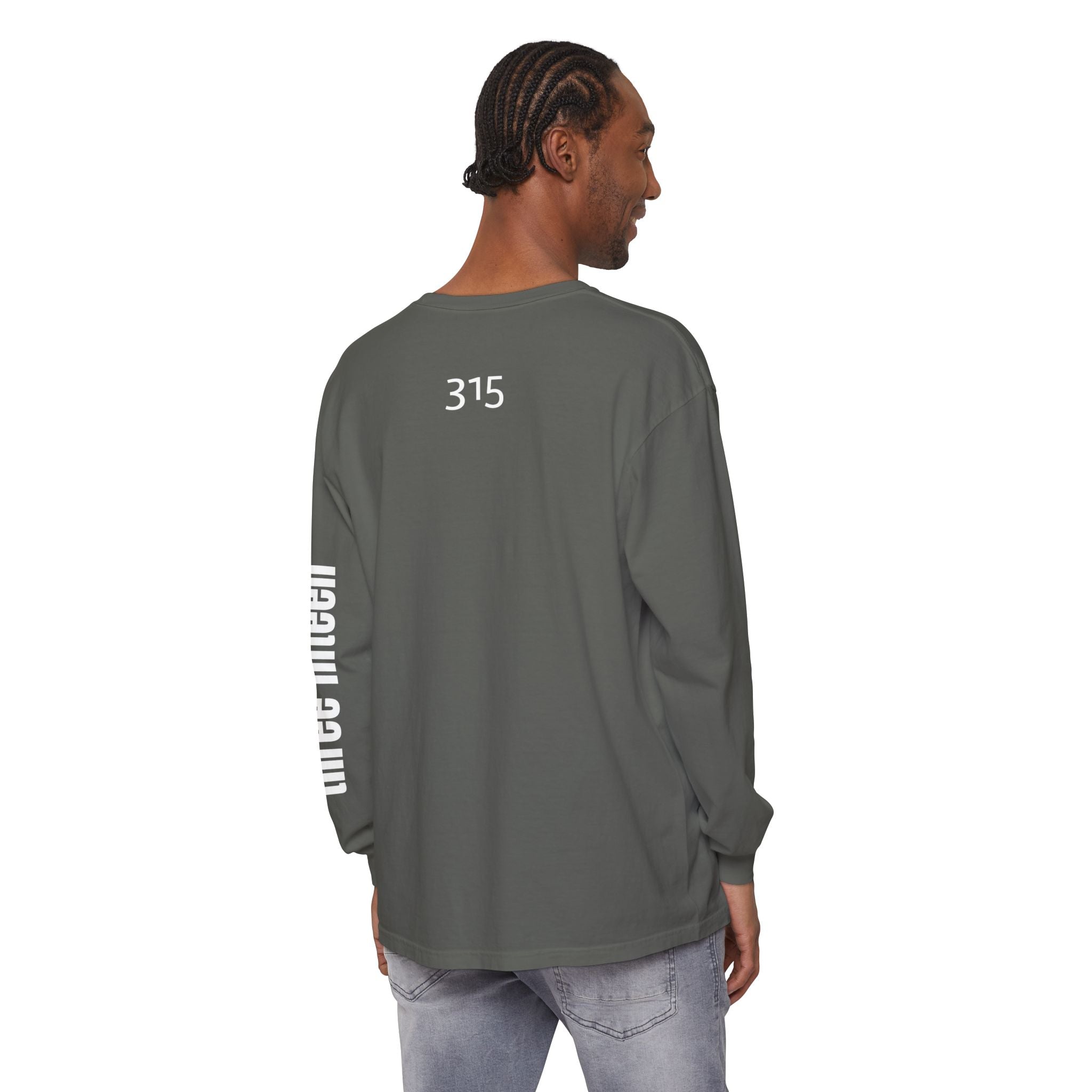 12 - 315 Three Fifteen Multi Color Unisex Long Sleeve T-Shirt - Inspirational Casual Wear