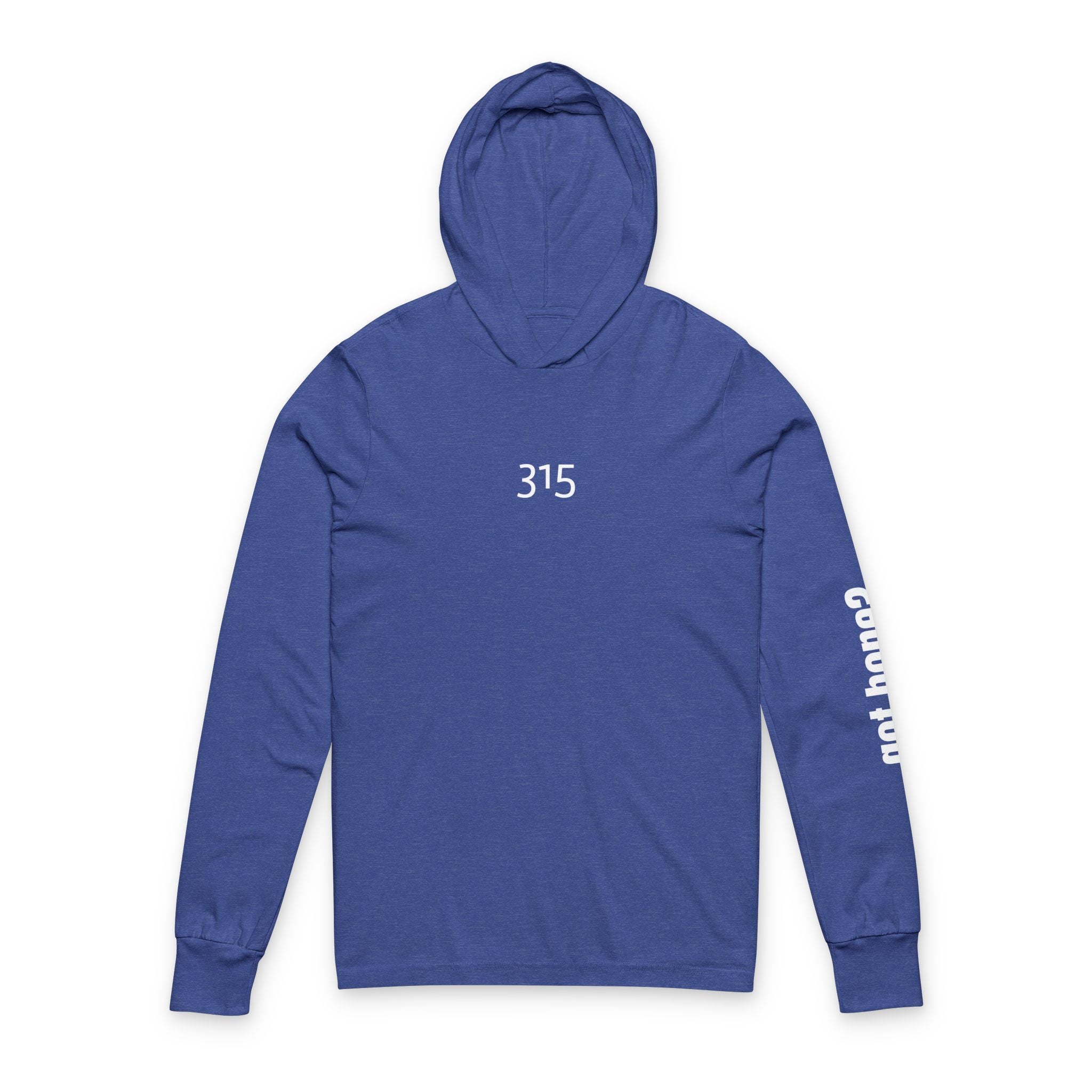 Multi Color Inspirational Unisex Hooded Long Sleeve Tee - "This Isn't the End of My Story"