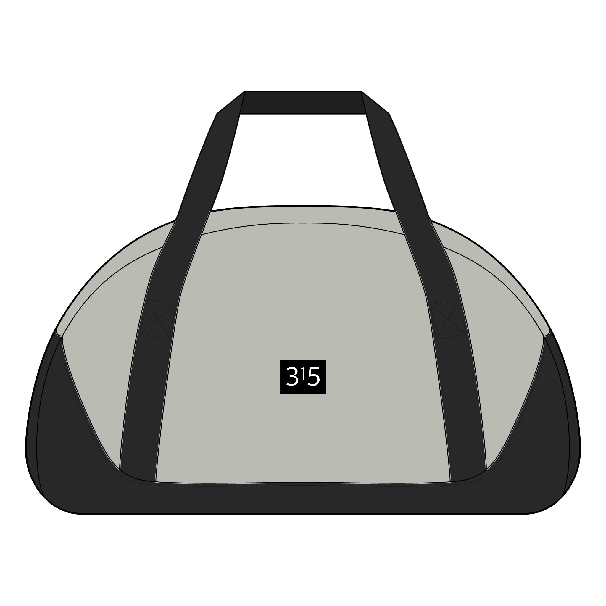 Duffel Bag — Minimal '315' Travel & Gym Weekender