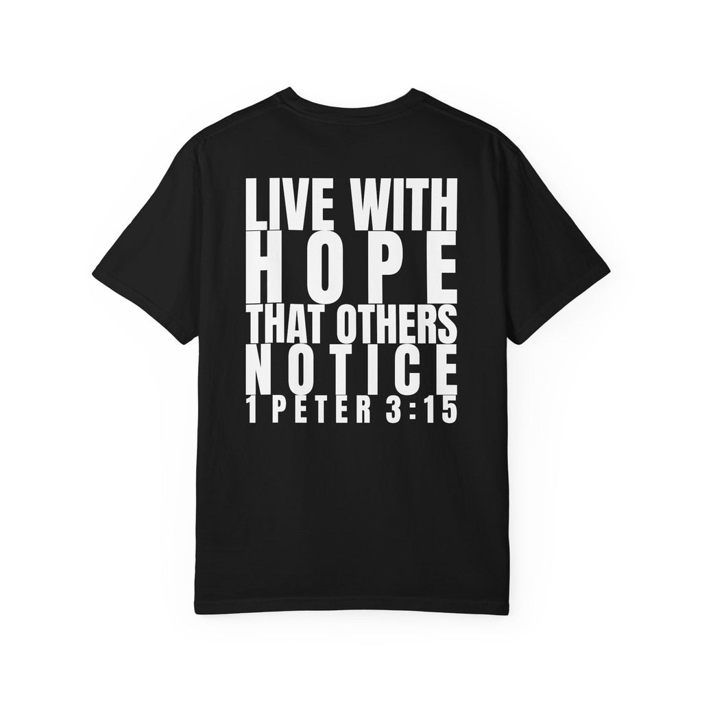 315 Multi Colors 315   “Live with Hope” Graphic T-Shirt