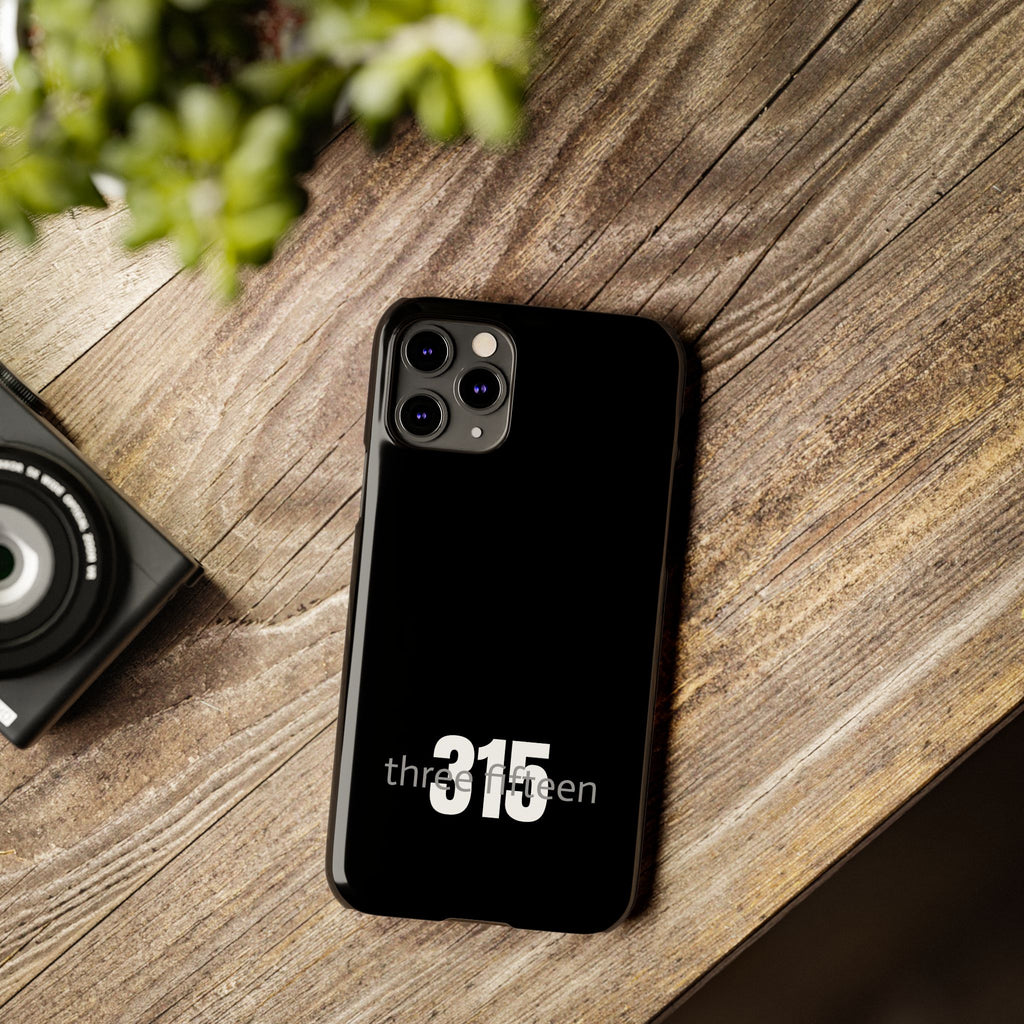 Copy of 36 - Phone case 315 Slim Phone Case — Motivational Black Protective Cover