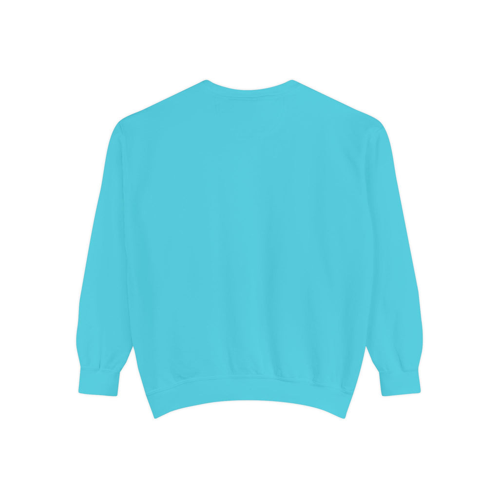 15 - Multi Color Hope Matters Embroidered Minimalist Logo Sweatshirt — White Crewneck Casual Pullover