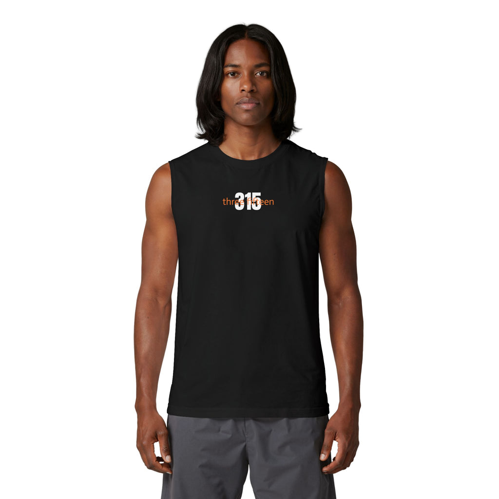 1131 - Muscle Tank — 'the 315' Minimalist Fitness Graphic Tank Top