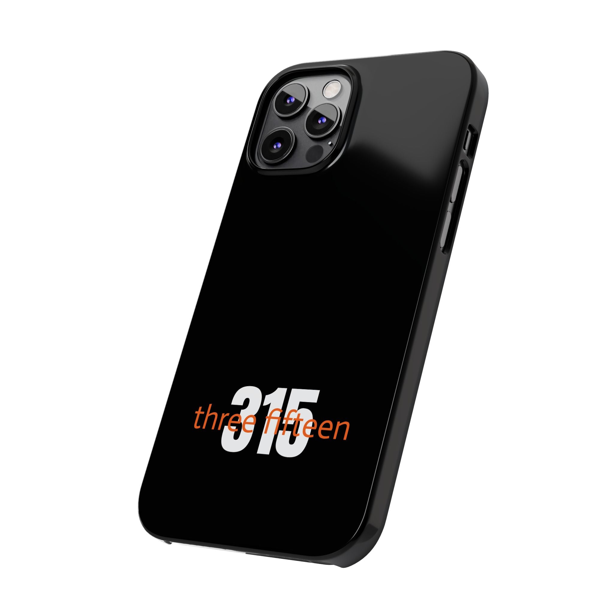 36 - Phone case 315 Slim Phone Case — Motivational Black Protective Cover