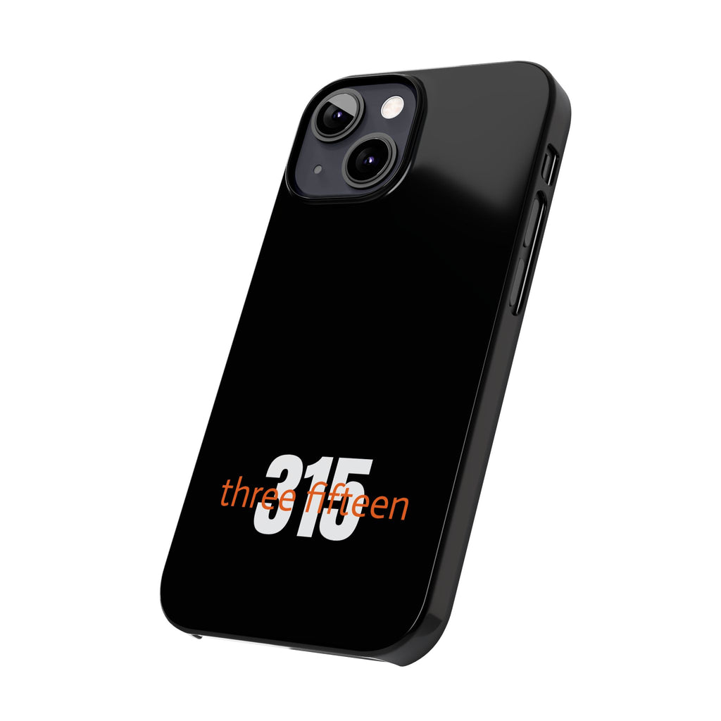 36 - Phone case 315 Slim Phone Case — Motivational Black Protective Cover