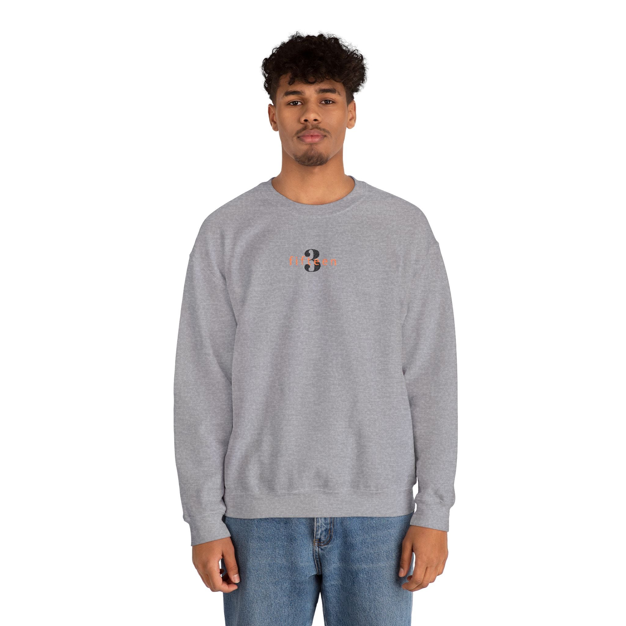 15 - Embroidered 3 Fifteen Crewneck Sweatshirt