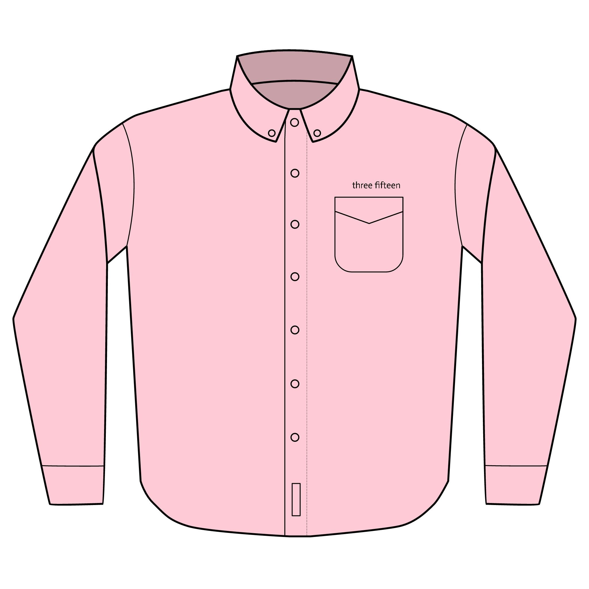 14 - Dress Shirt - Multi Color Embroidered Long Sleeve Shirt for Custom Style
