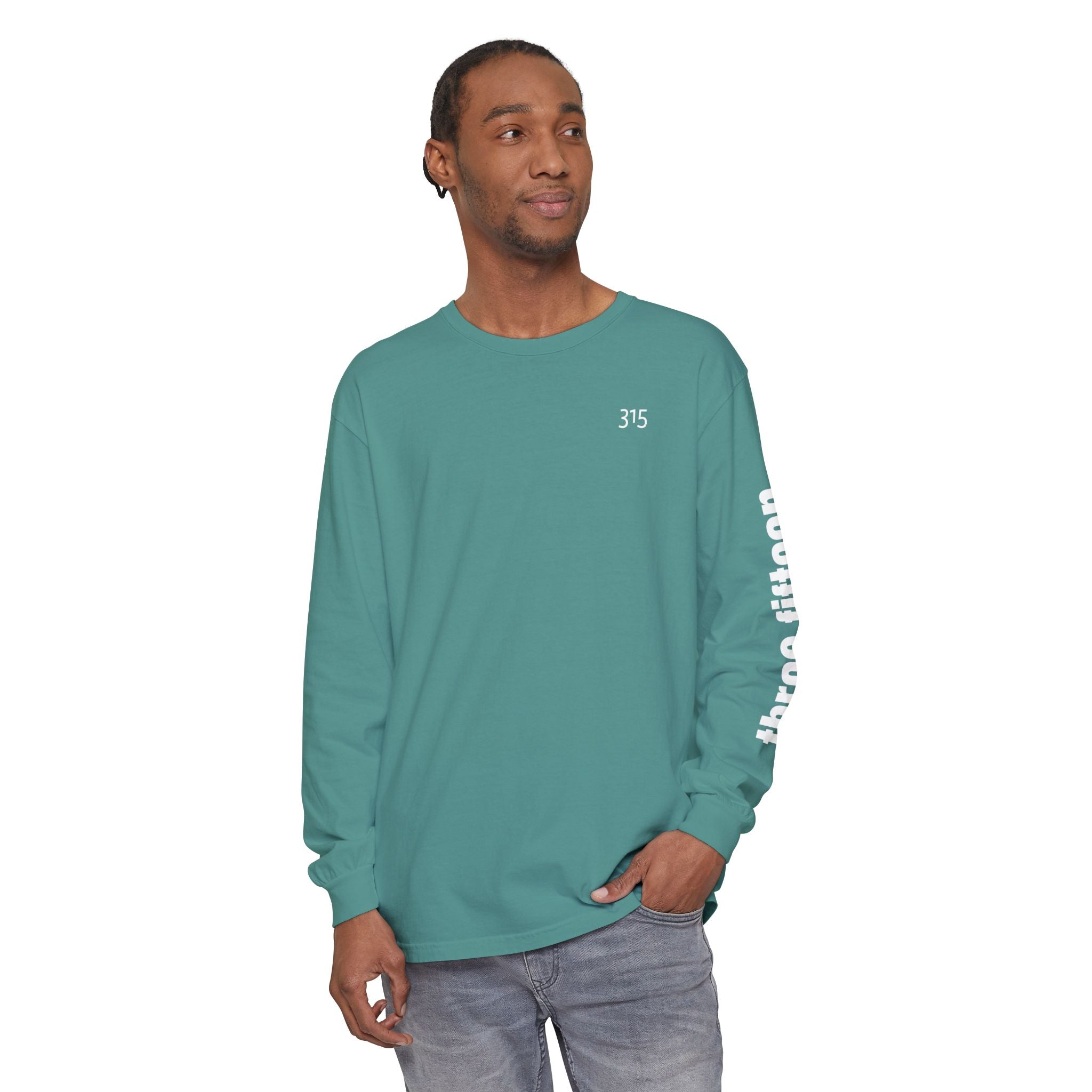 12 - 315 Three Fifteen Multi Color Unisex Long Sleeve T-Shirt - Inspirational Casual Wear