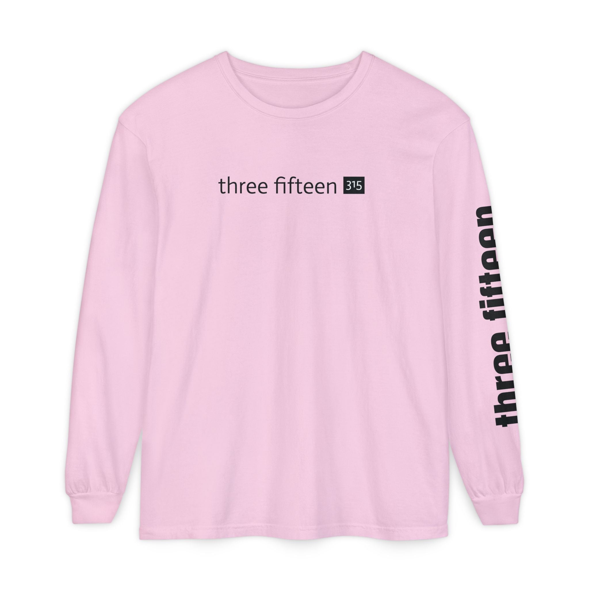 12 - Unisex Long Sleeve T-Shirt -Square 315 Inspirational Casual Wear
