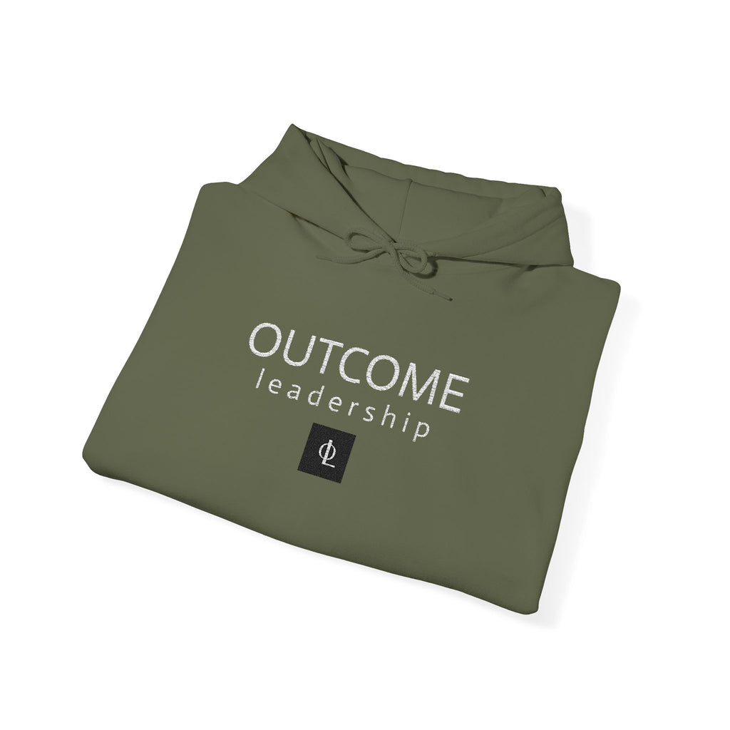 Multi Color - Outcome Leadership Hoodie — Minimal Black Square Anchor Logo Pullover