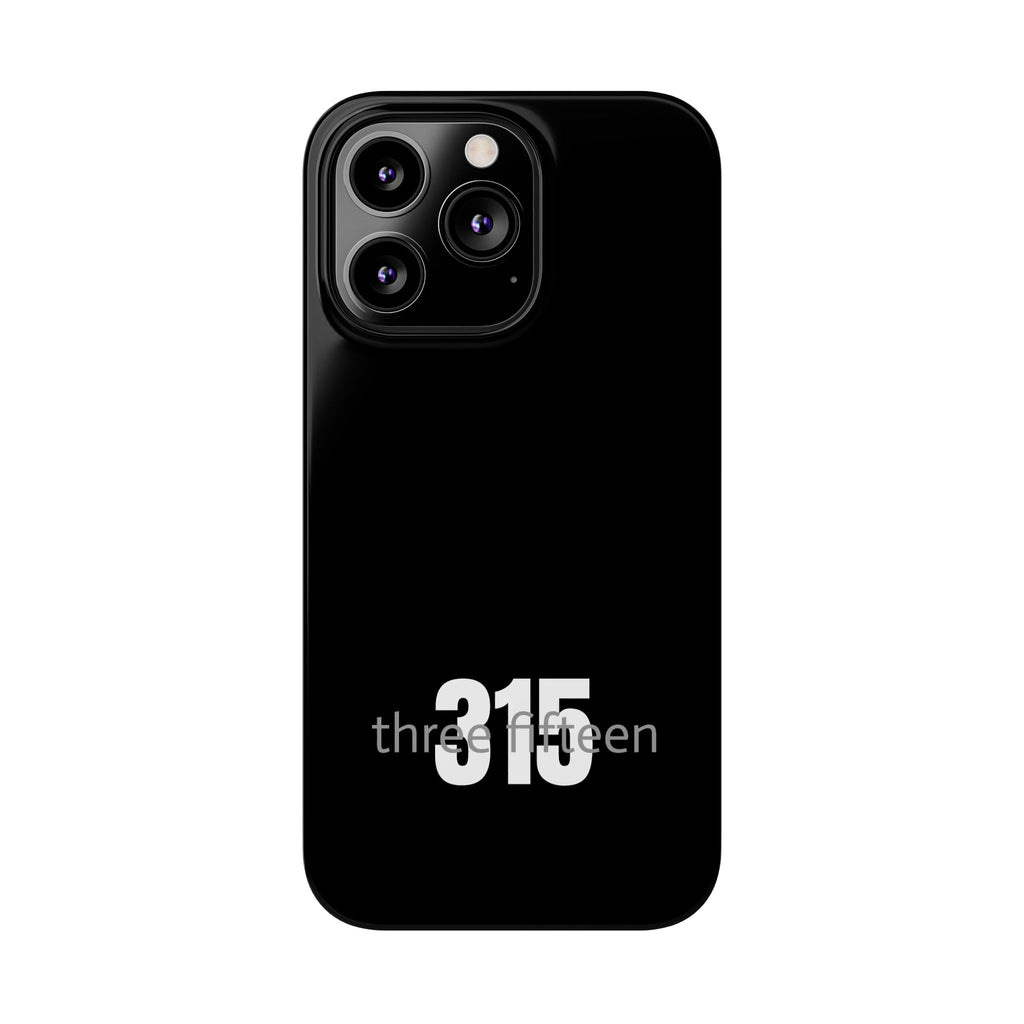 Copy of 36 - Phone case 315 Slim Phone Case — Motivational Black Protective Cover