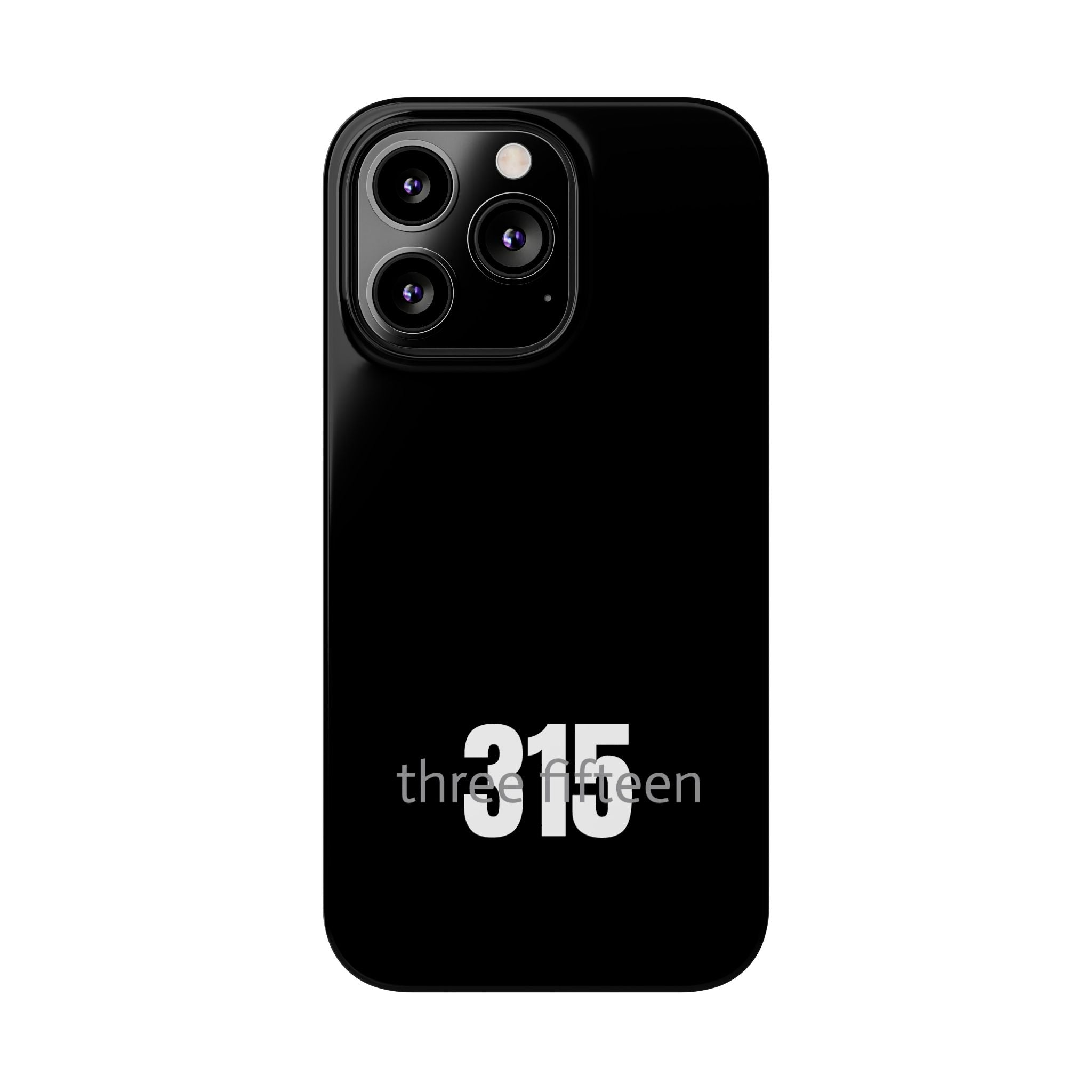 Copy of 36 - Phone case 315 Slim Phone Case — Motivational Black Protective Cover