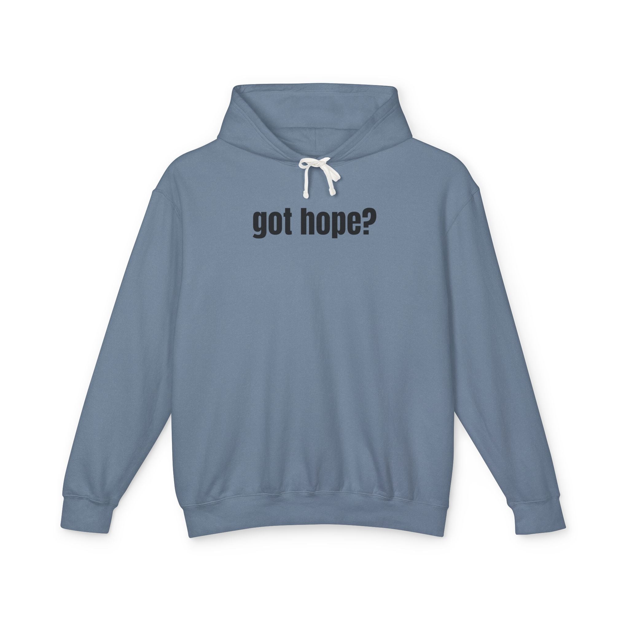 16 - Got Hope? Hoodie — Comfort Colors Minimalist Inspirational Pullover