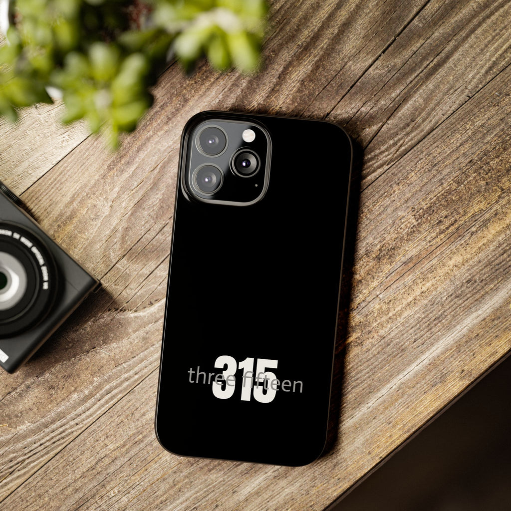 Copy of 36 - Phone case 315 Slim Phone Case — Motivational Black Protective Cover