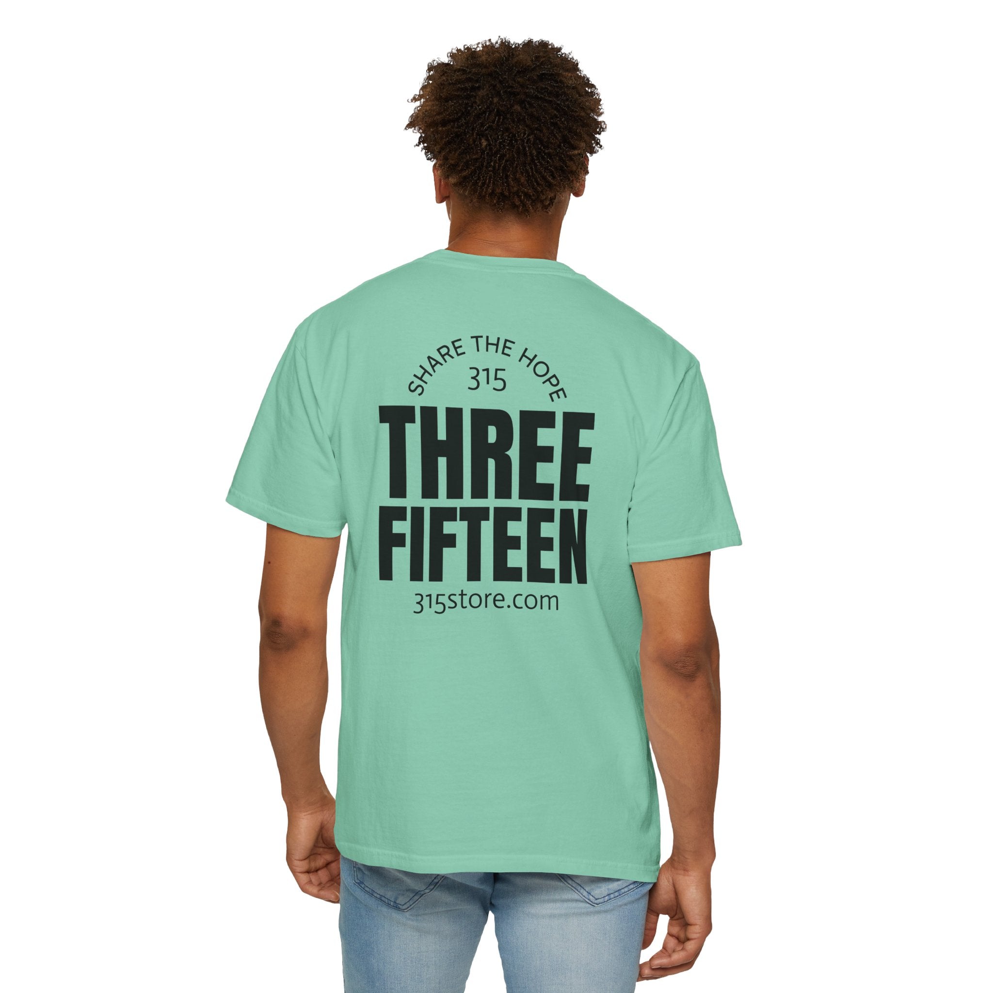 1 - Multi Colors Share the Hope Three Fifteen Graphic T-Shirt