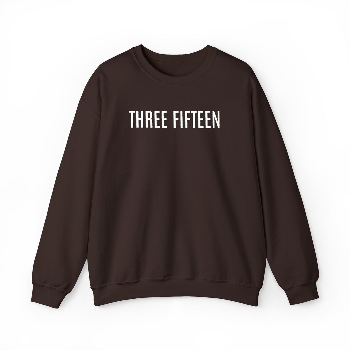15 - Three Fifteen Embroidered Multi Colors Crewneck Sweatshirt — Minimal Black Graphic Pullover