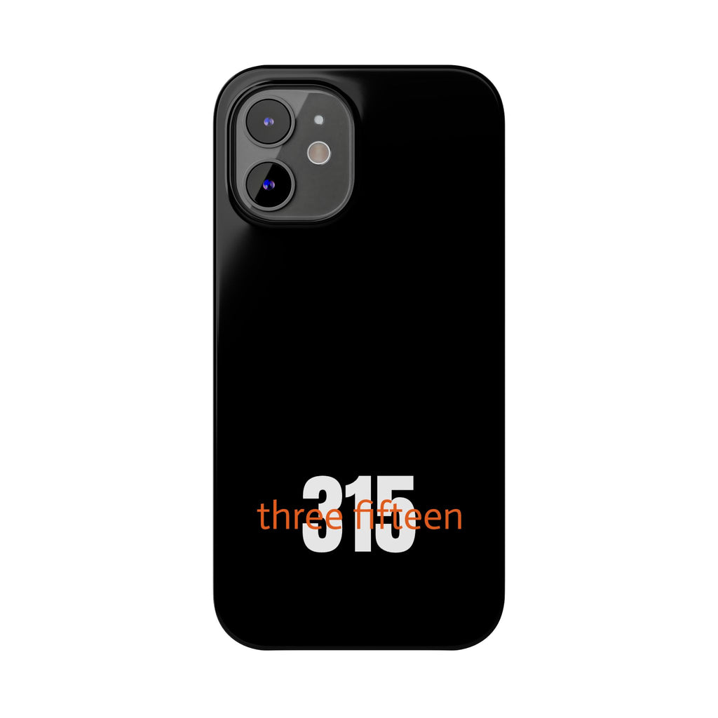36 - Phone case 315 Slim Phone Case — Motivational Black Protective Cover