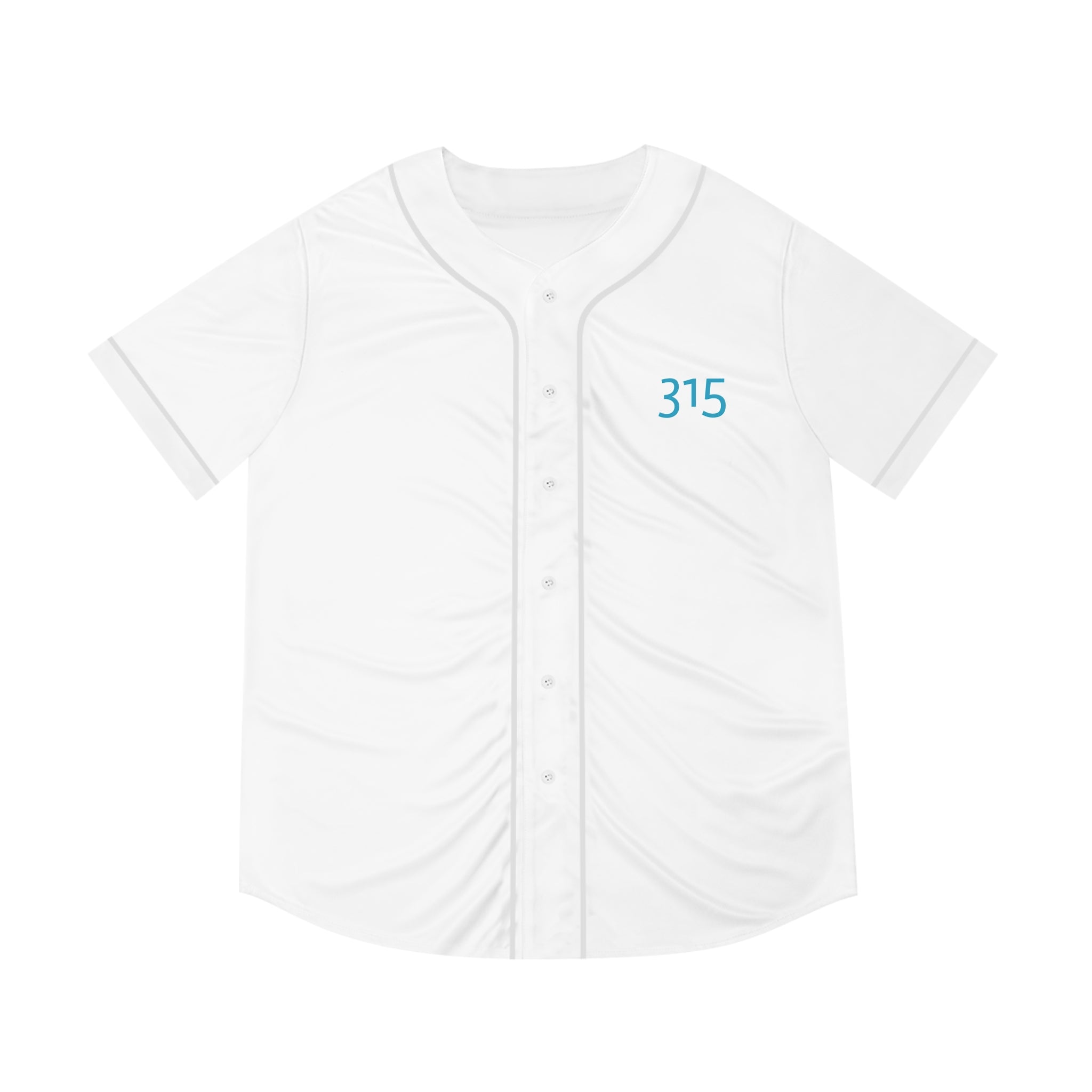 Stylish Men's Baseball Jersey with Custom Number 315