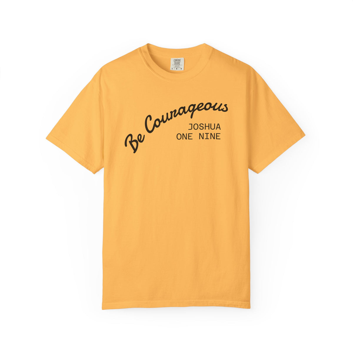 01 - Courageous Joshua One Nine Multi Colors Graphic T-Shirt