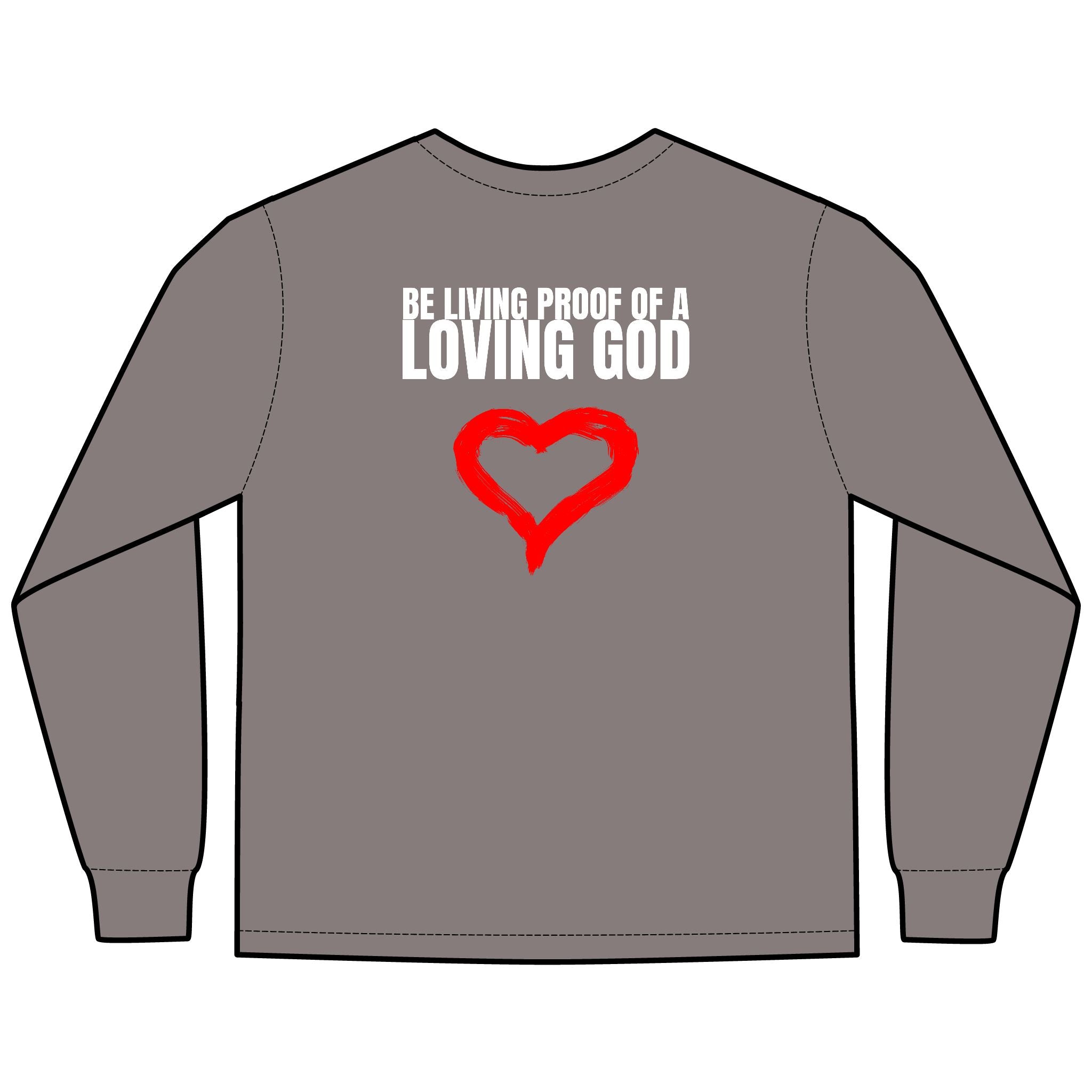Be Living Proof  Multi Colors Hanes Garment-Dyed Long Sleeve T-Shirt with 315 Print