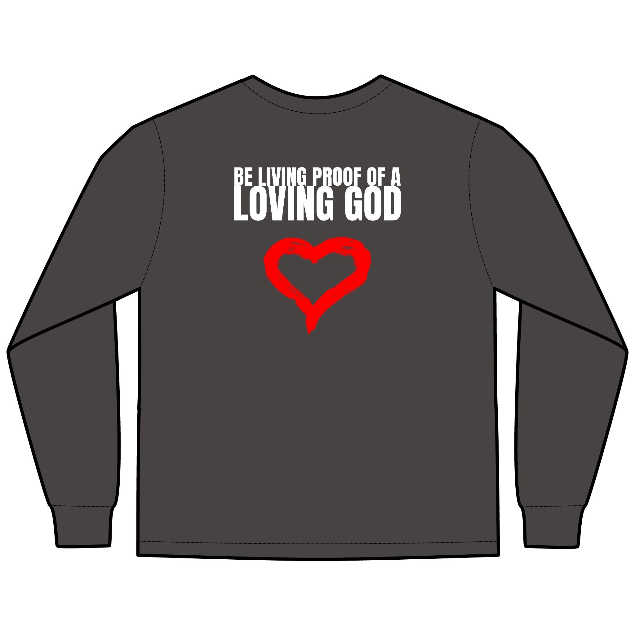 Be Living Proof  Multi Colors Hanes Garment-Dyed Long Sleeve T-Shirt with 315 Print