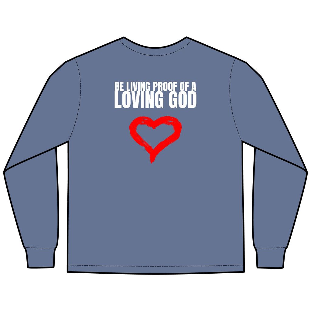 Be Living Proof  Multi Colors Hanes Garment-Dyed Long Sleeve T-Shirt with 315 Print